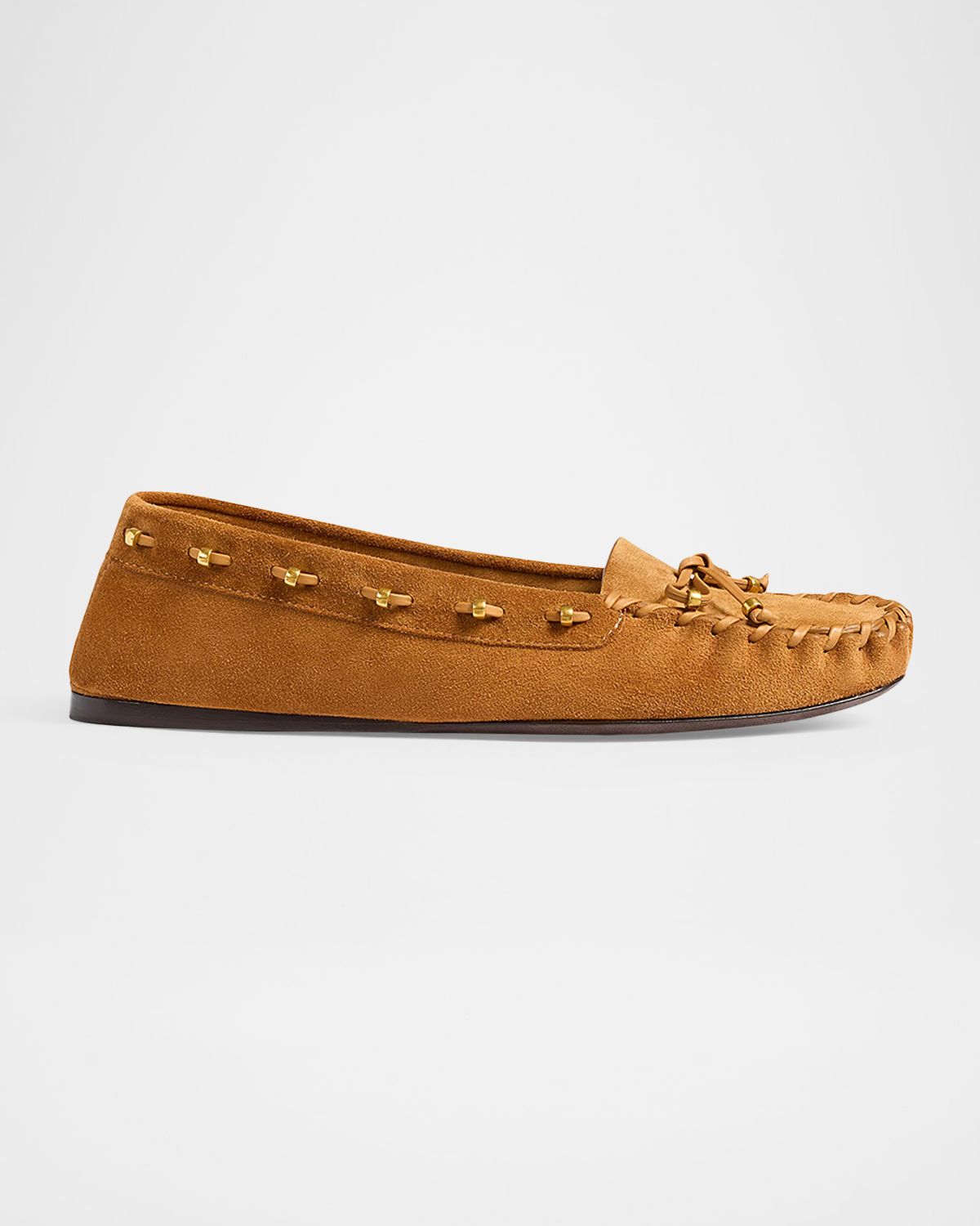 Khaite Milly Suede Moccasins
