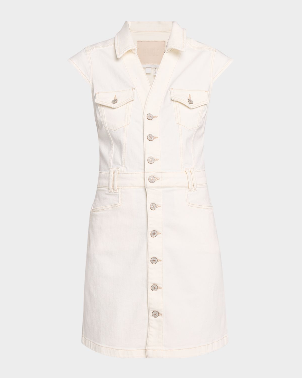 PAIGE Jaxsyn Denim Mini Dress