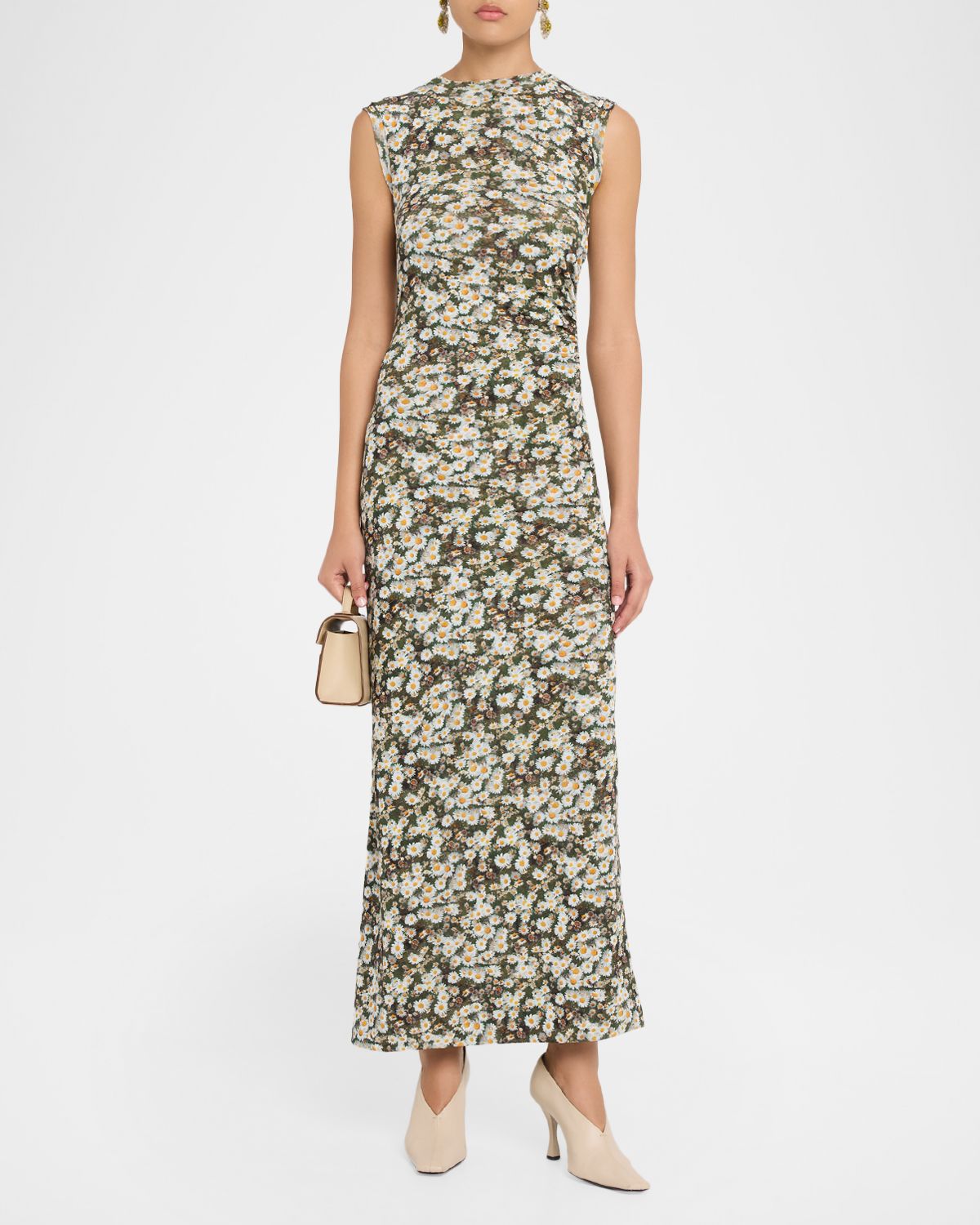 Stella McCartney Daisy Mesh Twisted Dress