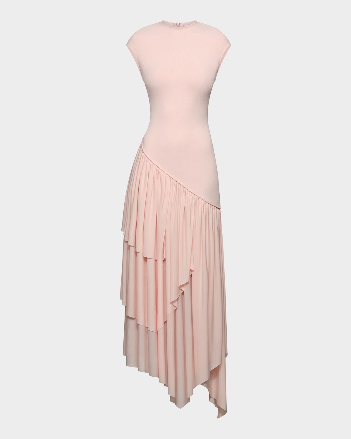 Et Ochs Elowen Draped Knit Combo Maxi Dress