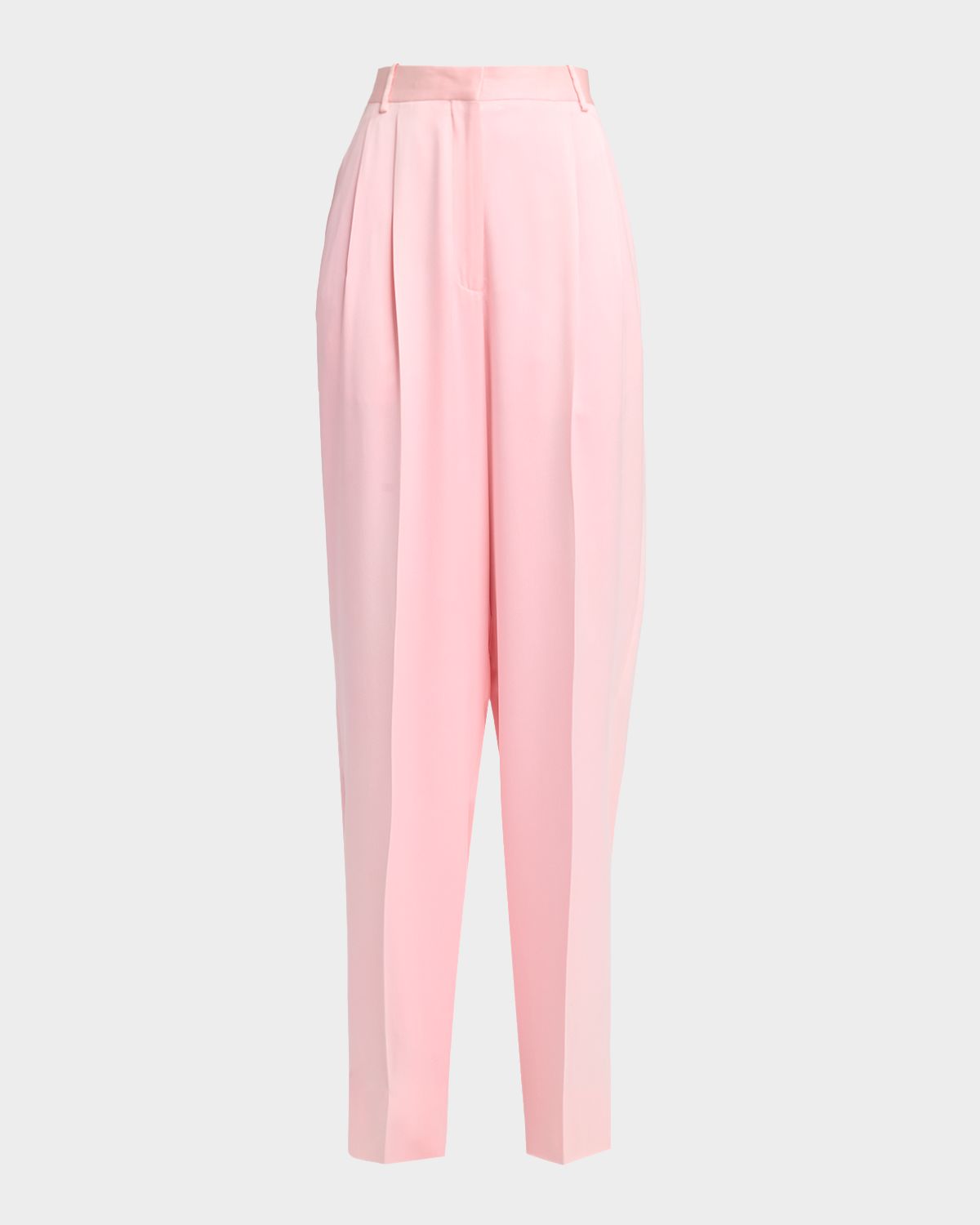 TOM FORD Double Silk Satin Tapered-Leg Trousers