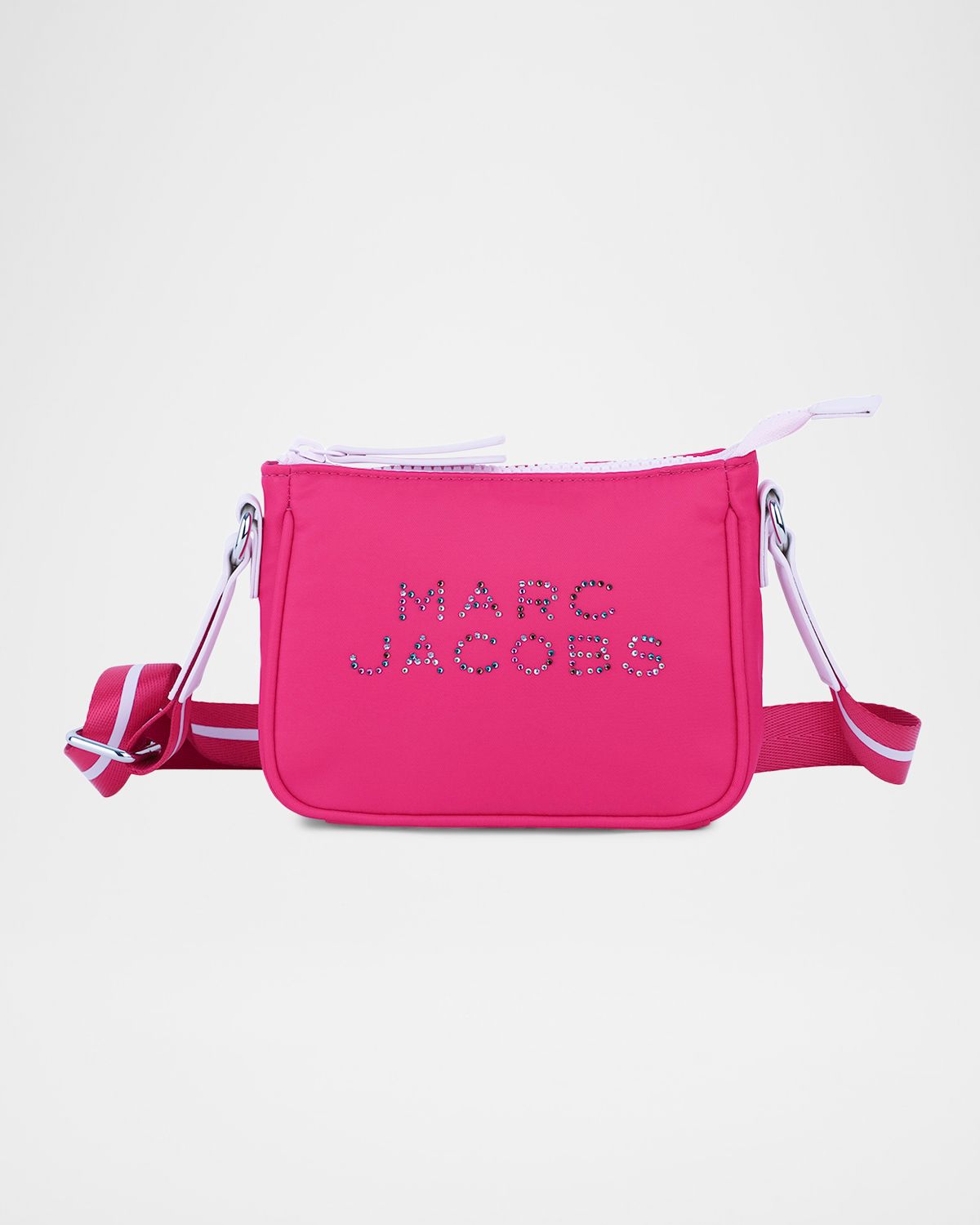 Marc Jacobs Kid 's Logo Rhinestone Crossbody Bag