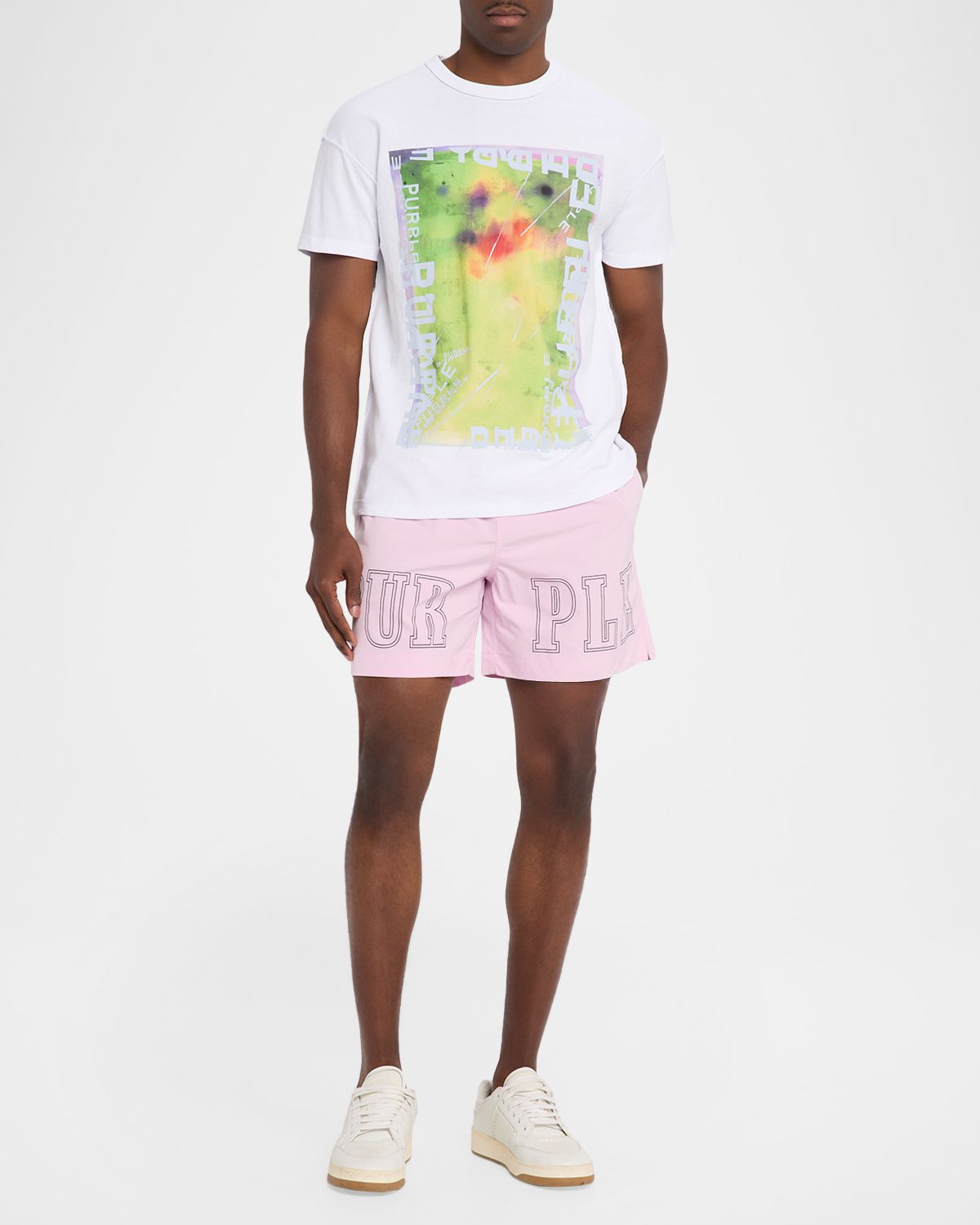 PURPLE Men 's Inside-Out Logo T-hirt