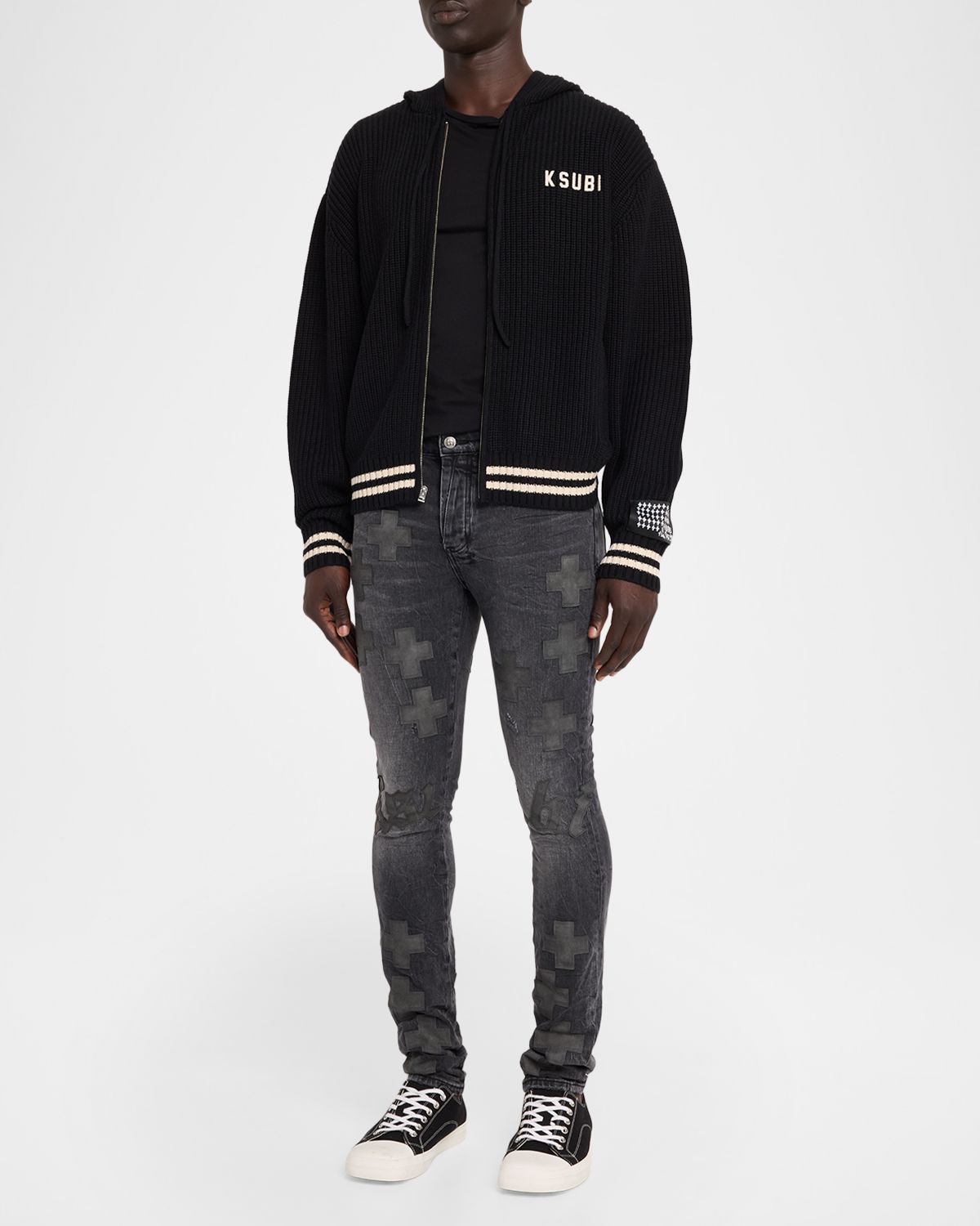 Ksubi Men 's Van Winkle Backstage Black Kraftwerk Skinny Jeans