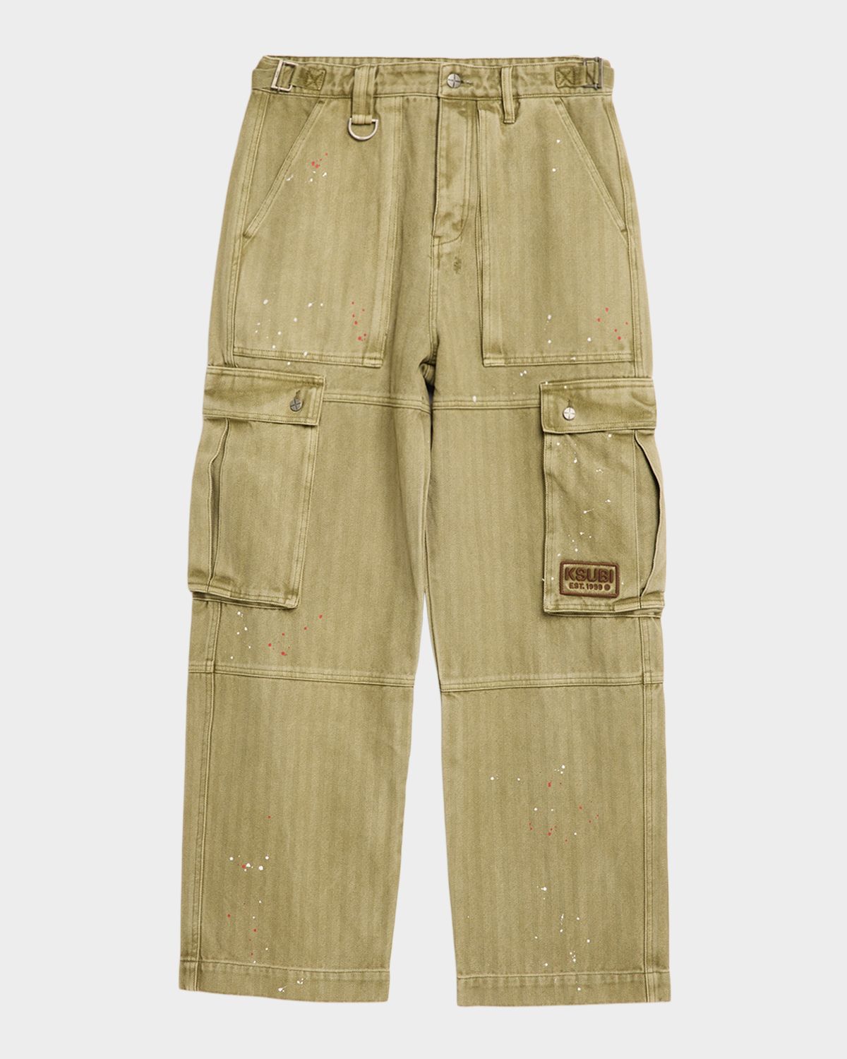 Ksubi Men 's Trooper Wide-Leg Cargo Pants