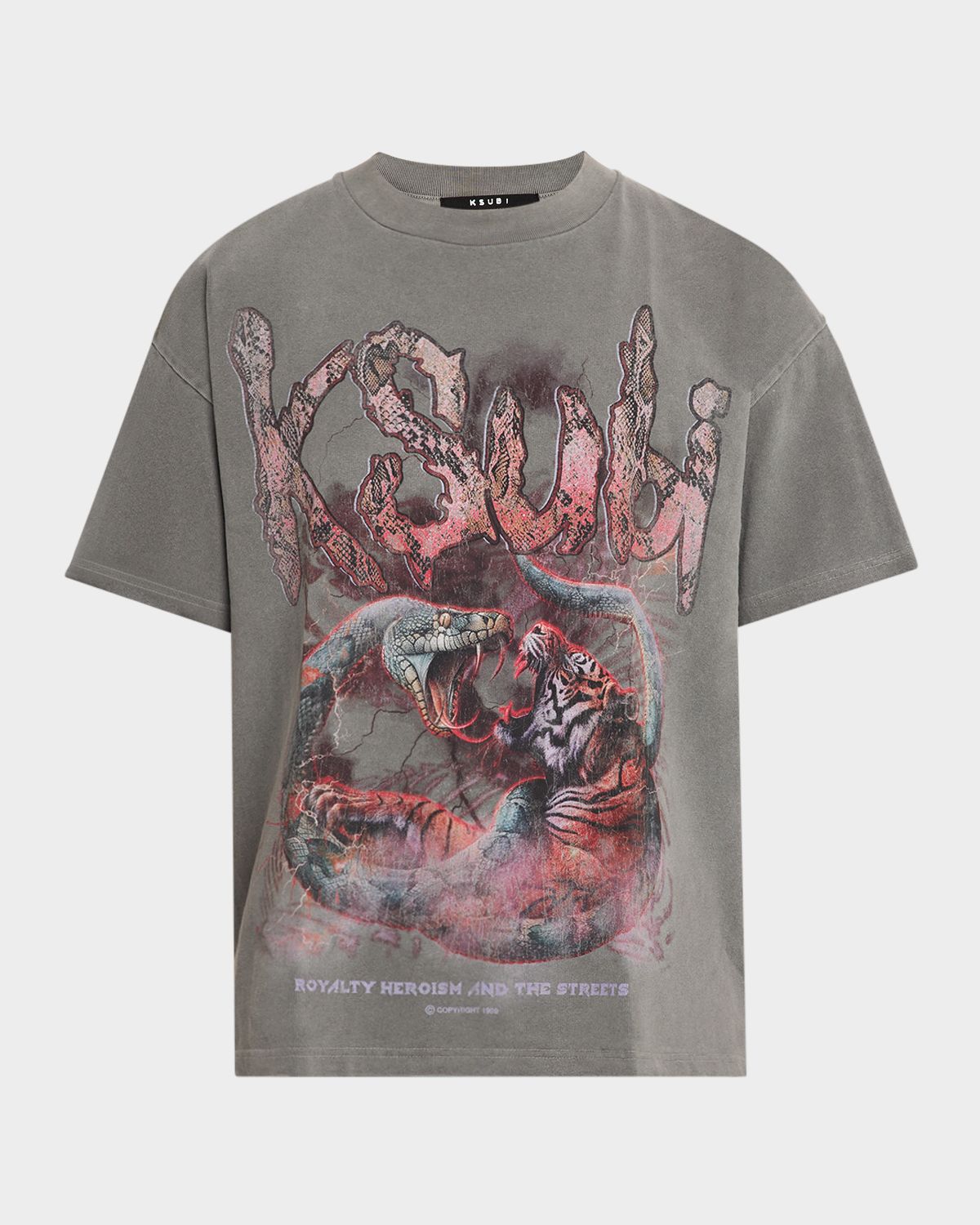 Ksubi Men 's Knotted Ekcess Oversized T-Shirt