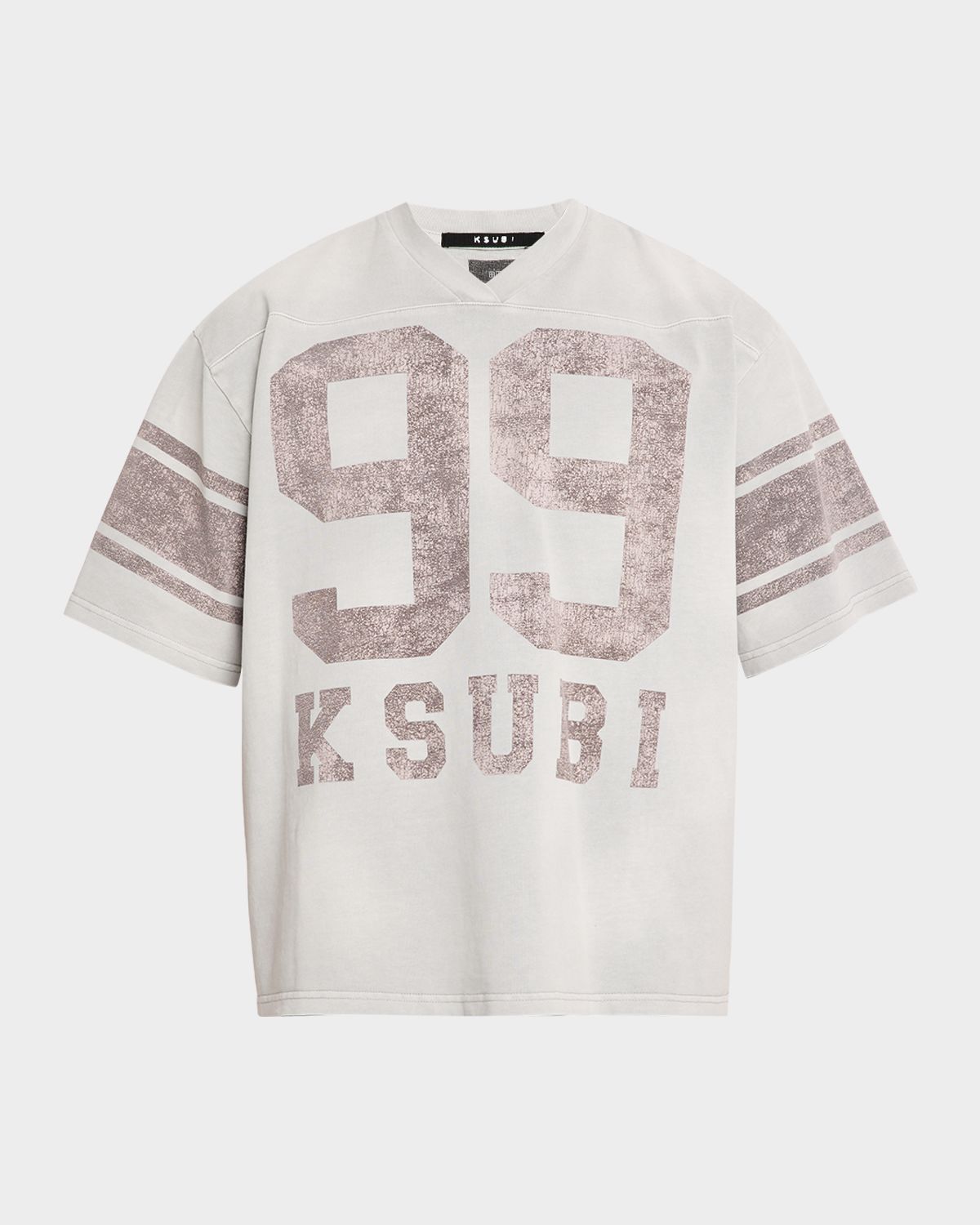 Ksubi Men 's Halftime V-Neck Jersey T-Shirt