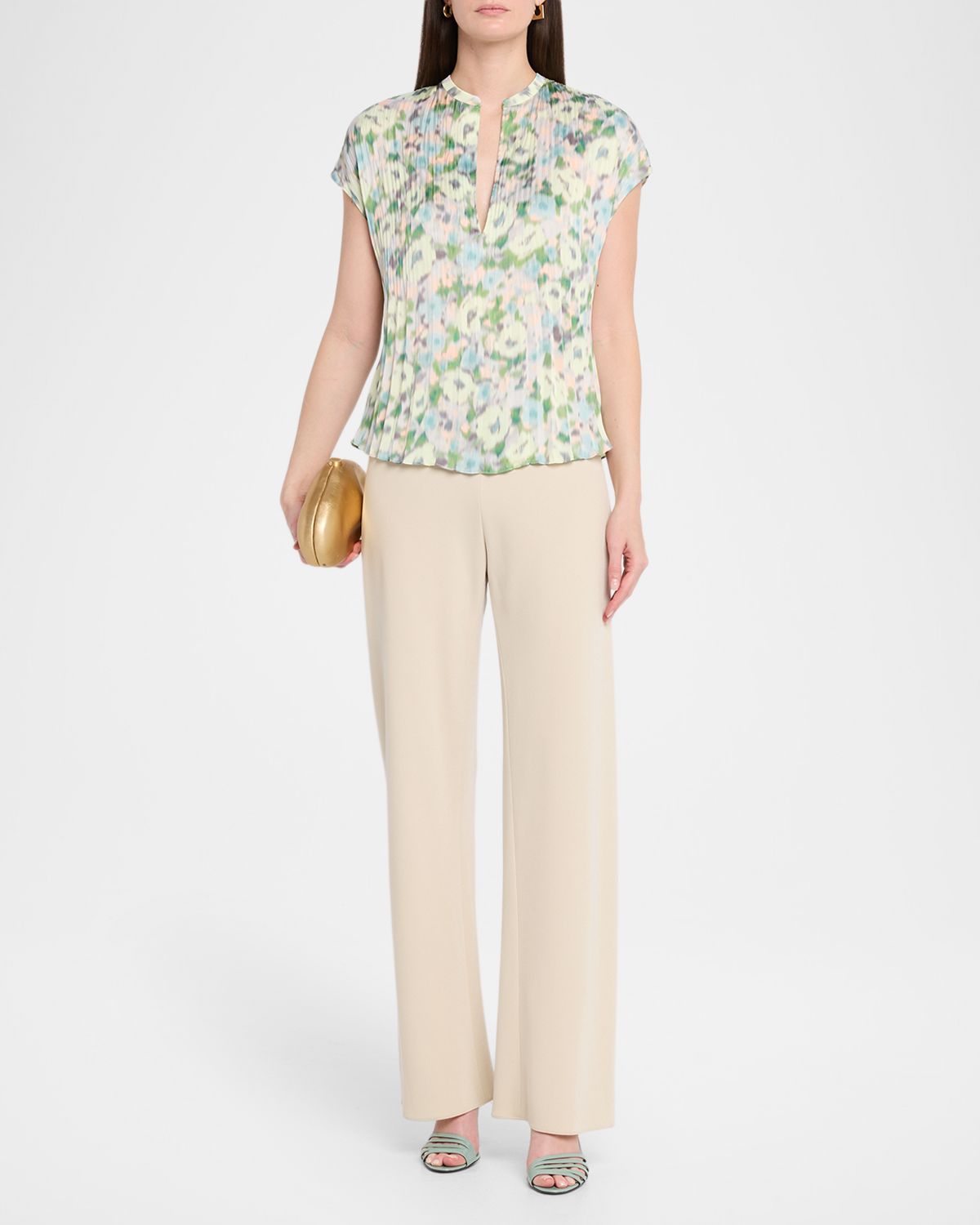 Vince Colette High-Rise Linen Bias Pants