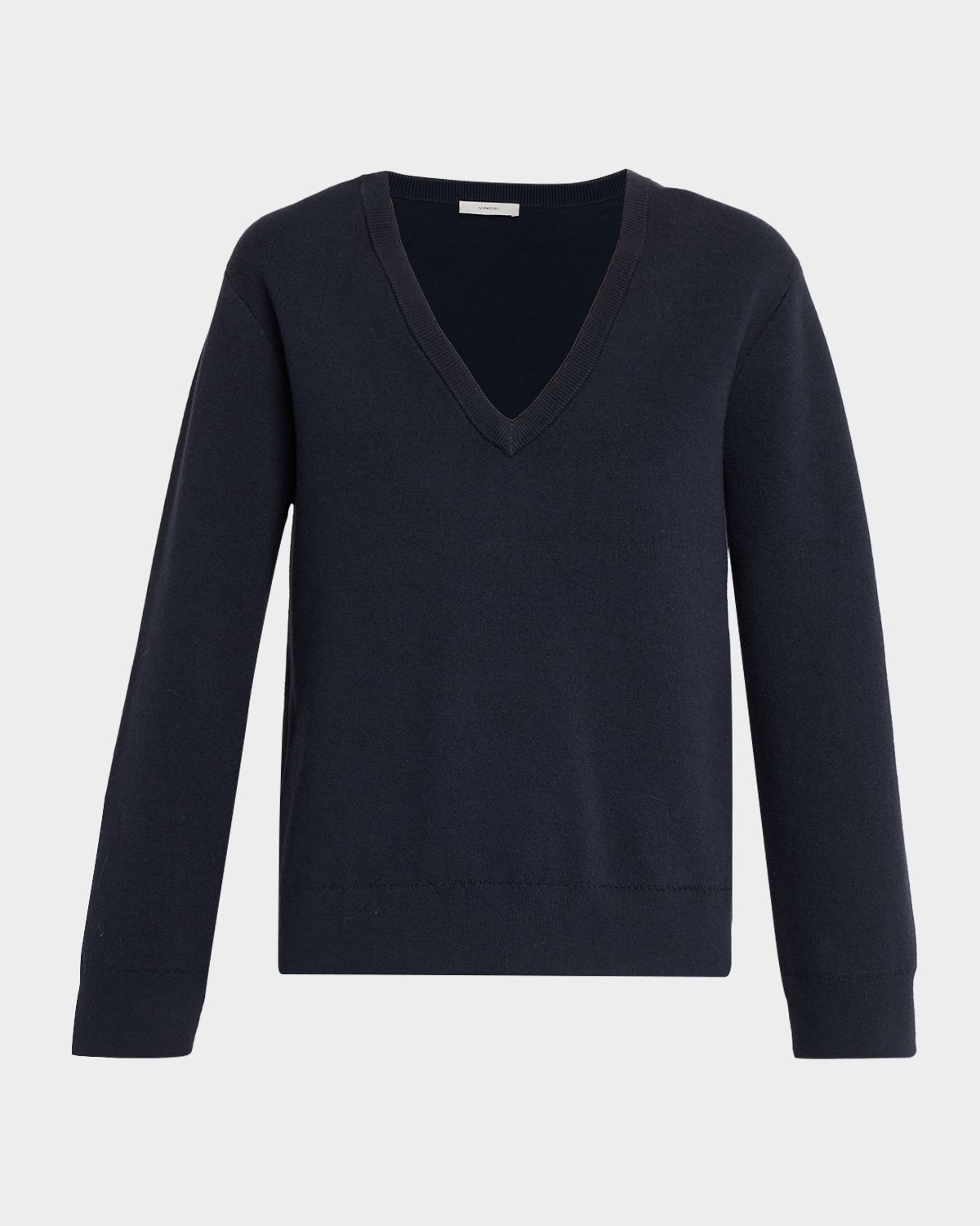 Vince Double-Face Cashmere V-Neck Sweater