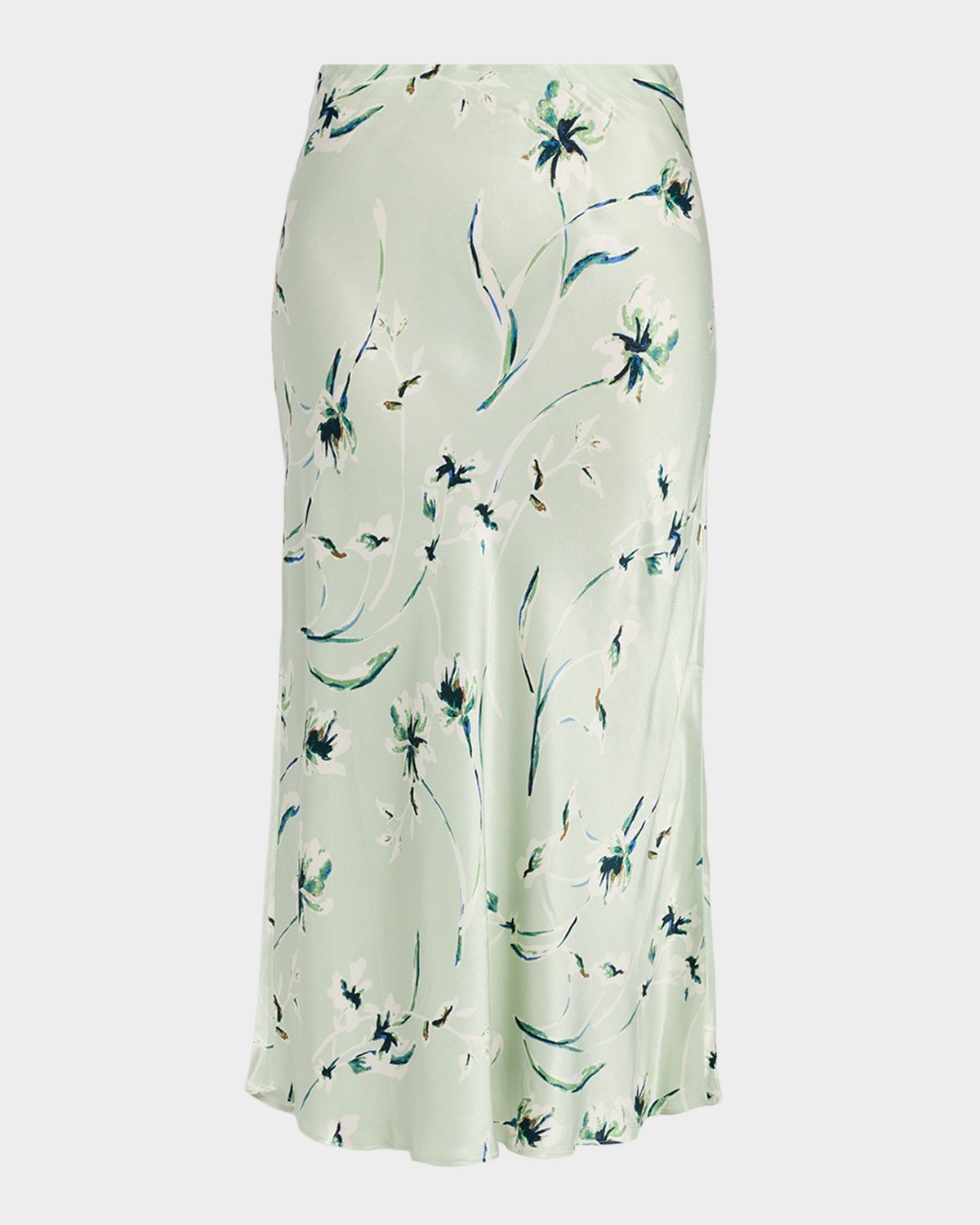 Rails Anya Satin Midi Skirt