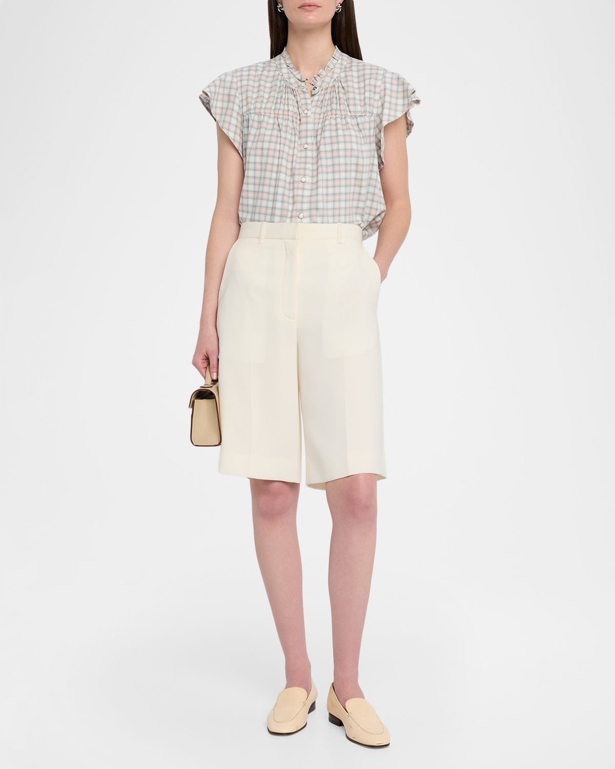 Rails Ruthie Plaid Button-Front Top