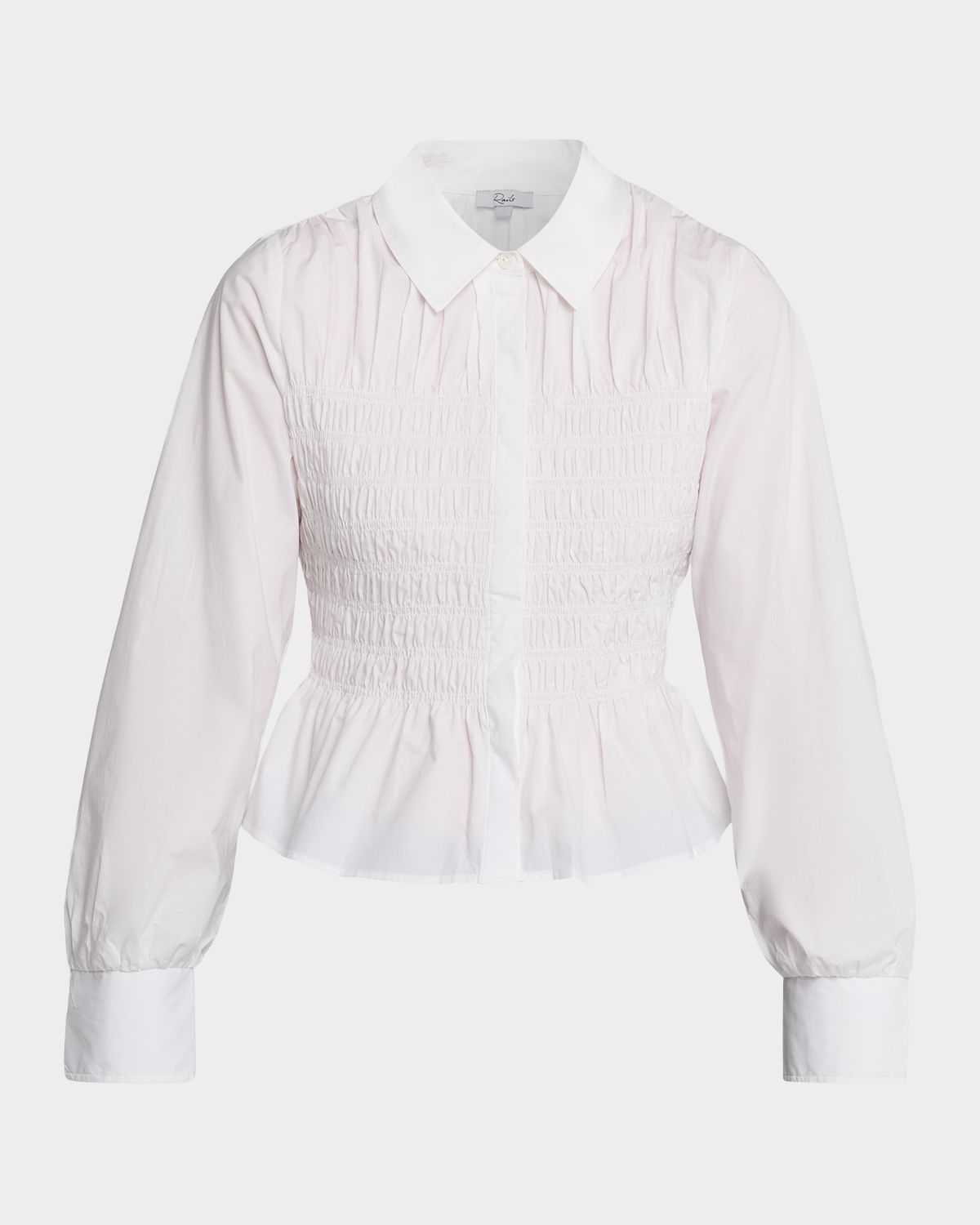 Rails Bradshaw Smocked Button-Front Shirt