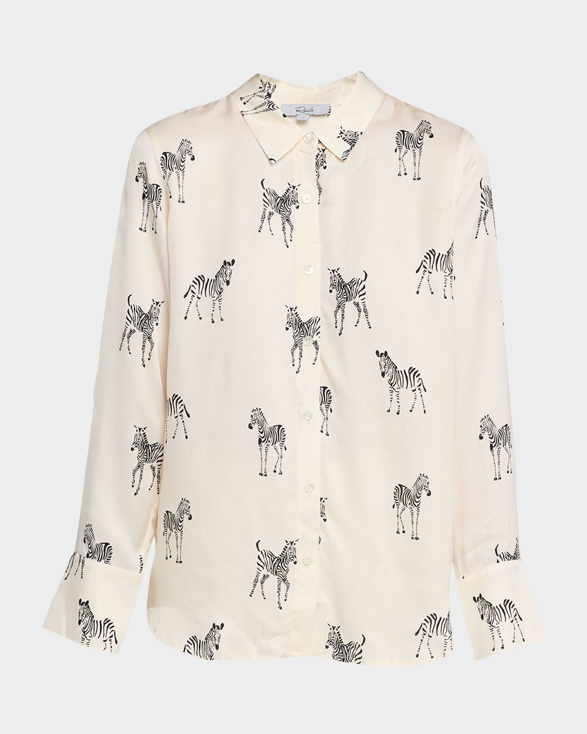 Rails Saige Zebra Button-Front Shirt