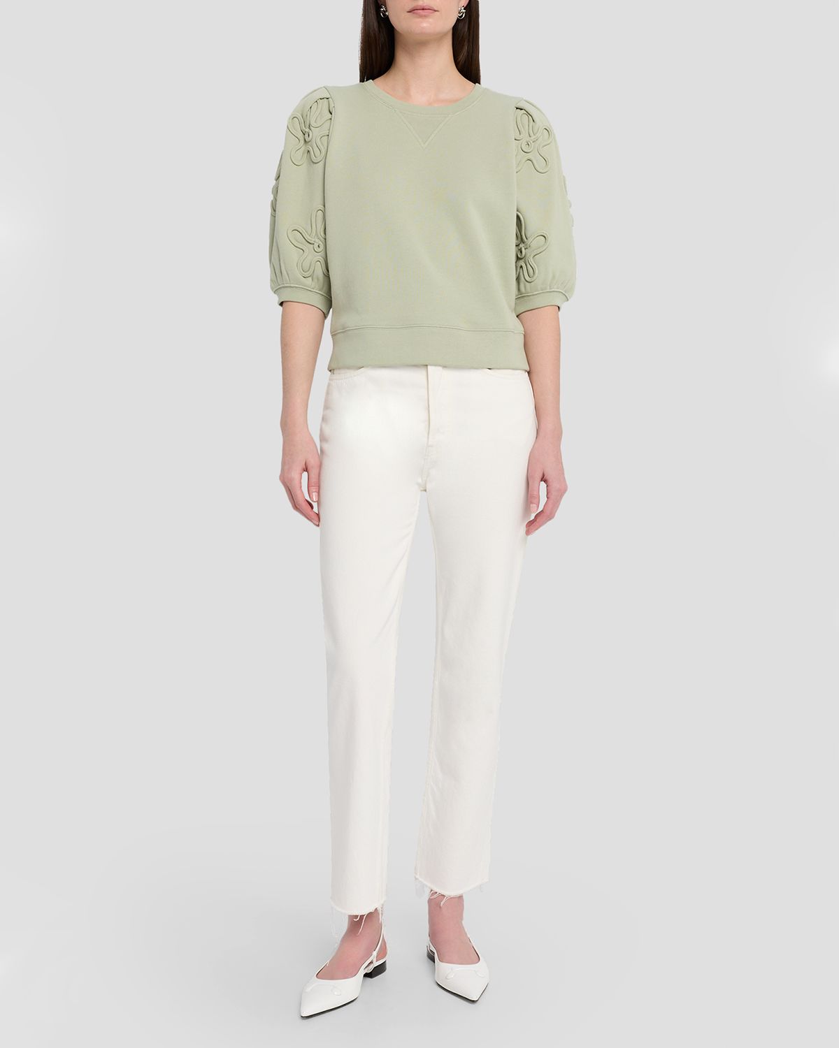 Rails Camy Puff-Sleeve Sweatshirt