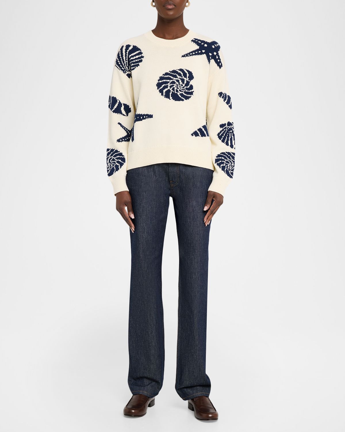 Rails Zoey Seashell Crewneck Sweater