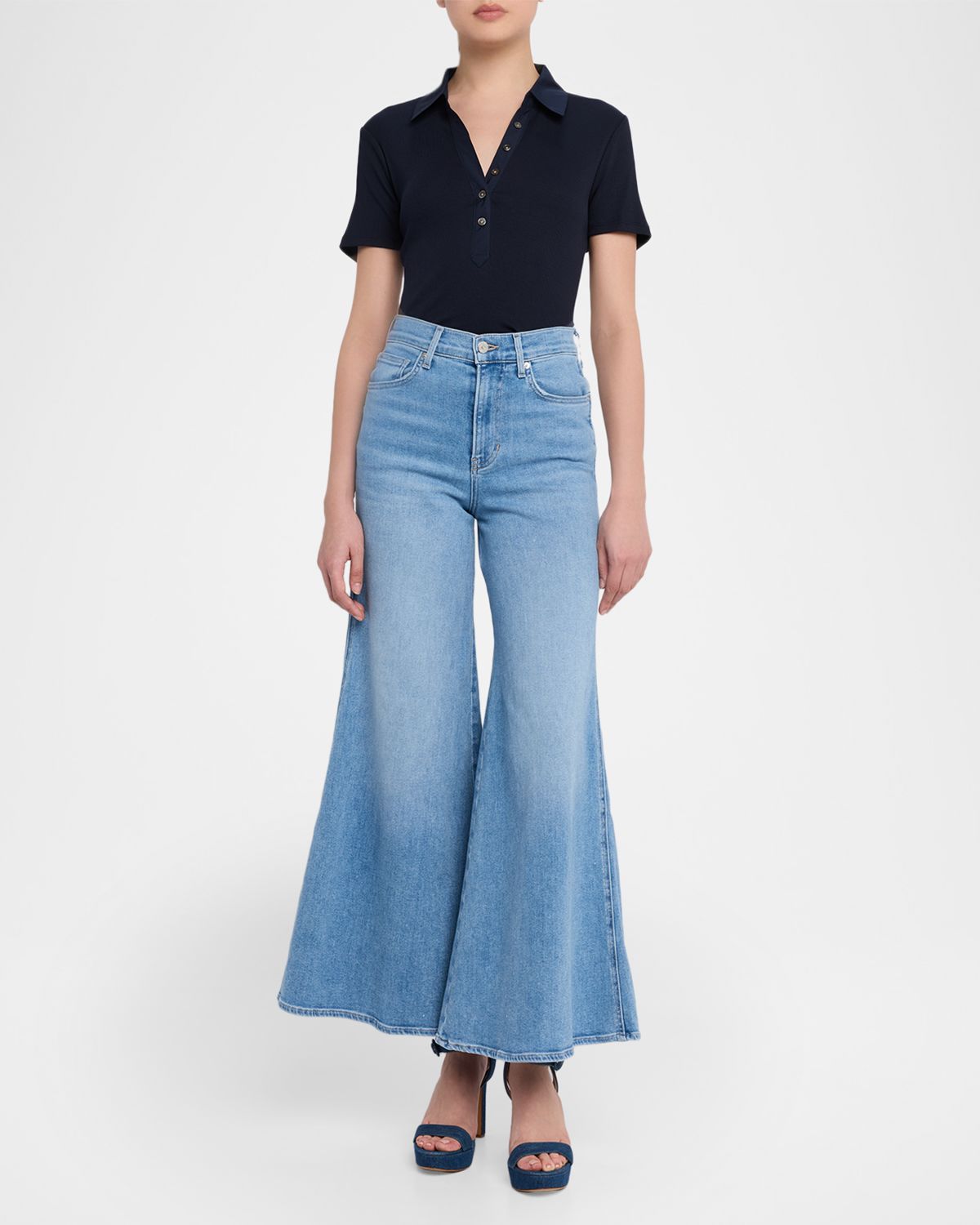 Veronica Beard Jess Ultra-Flare Jeans