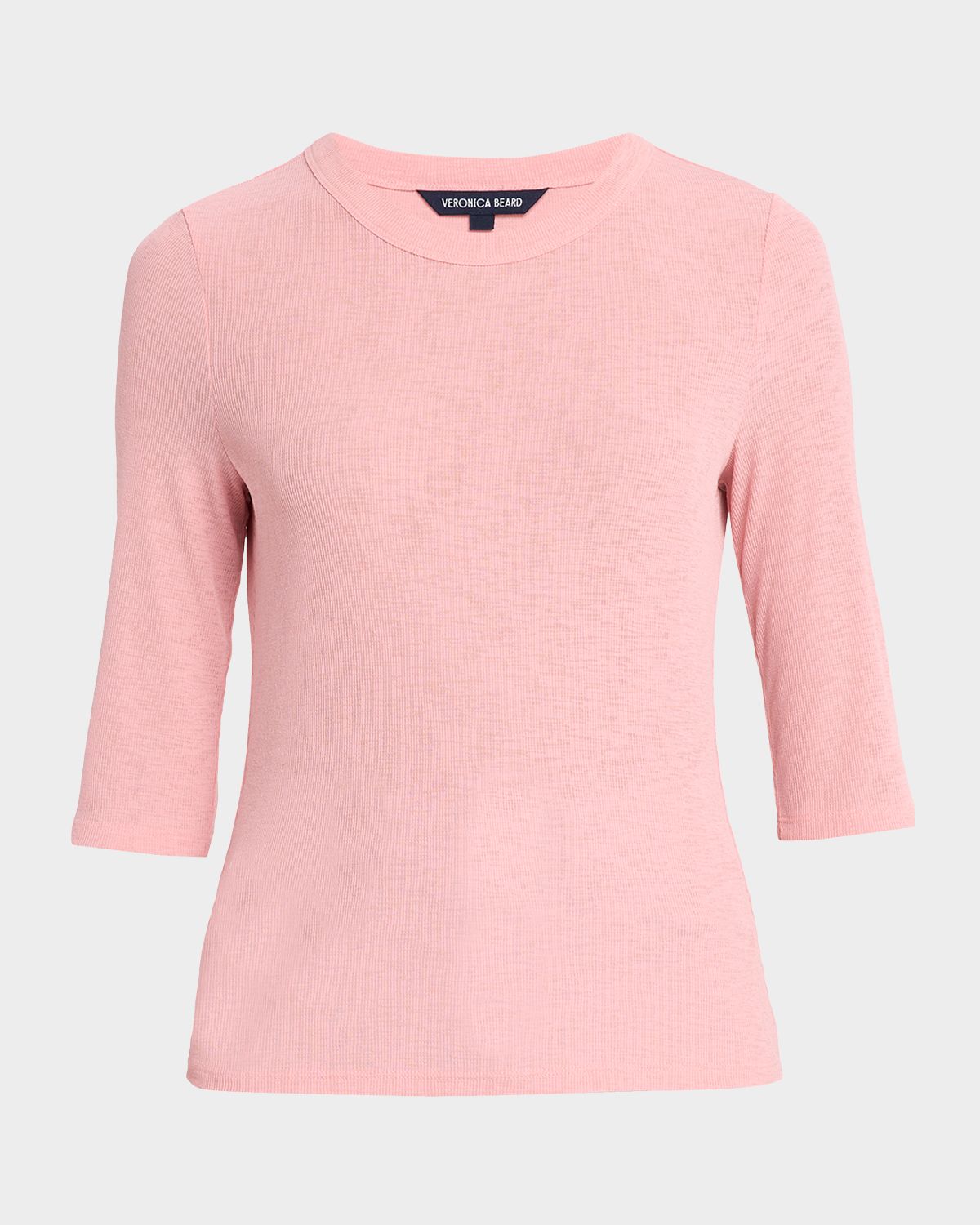 Veronica Beard Auclair Rib-Knit Tee