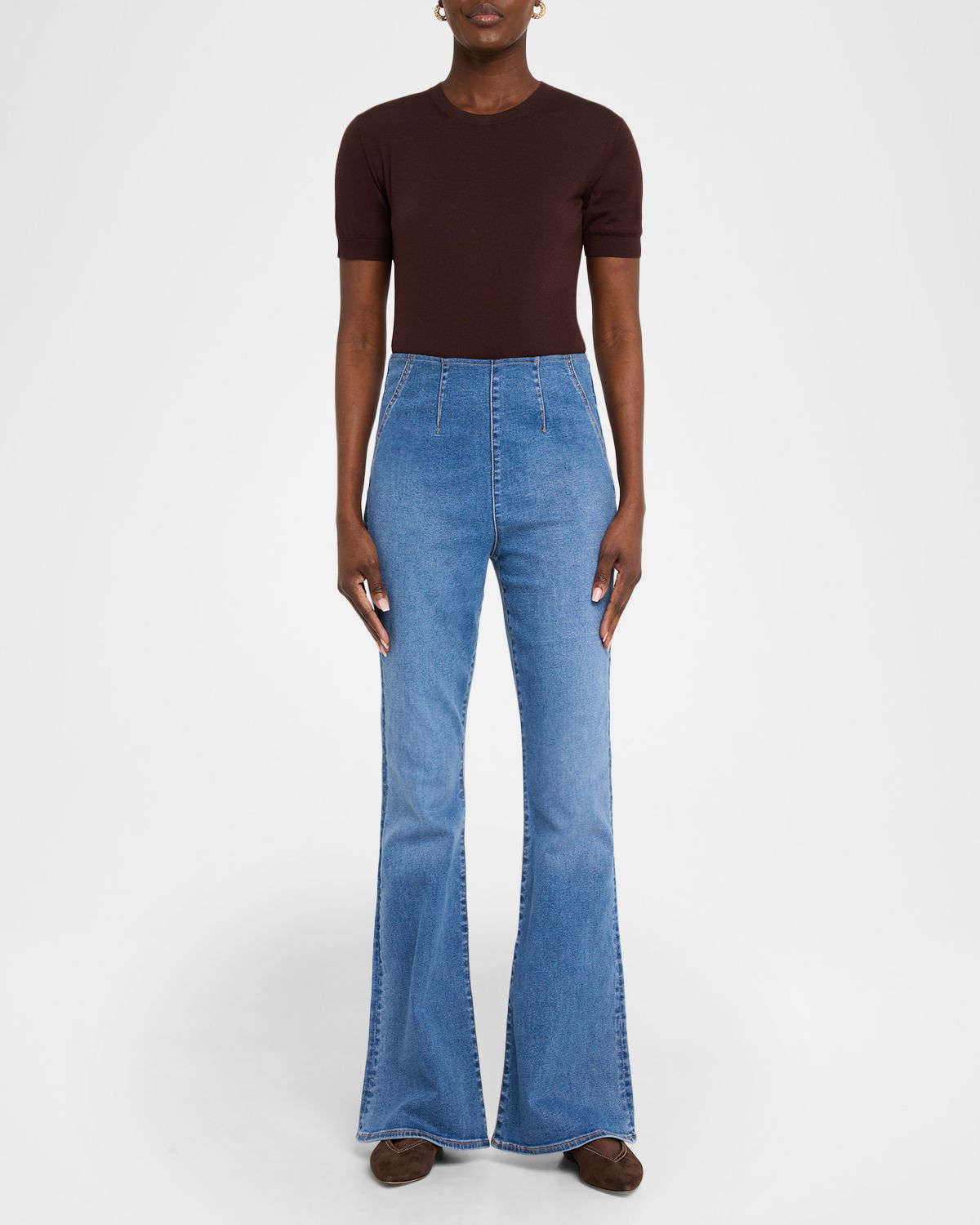Veronica Beard Beverly Off-Duty Flare Jeans