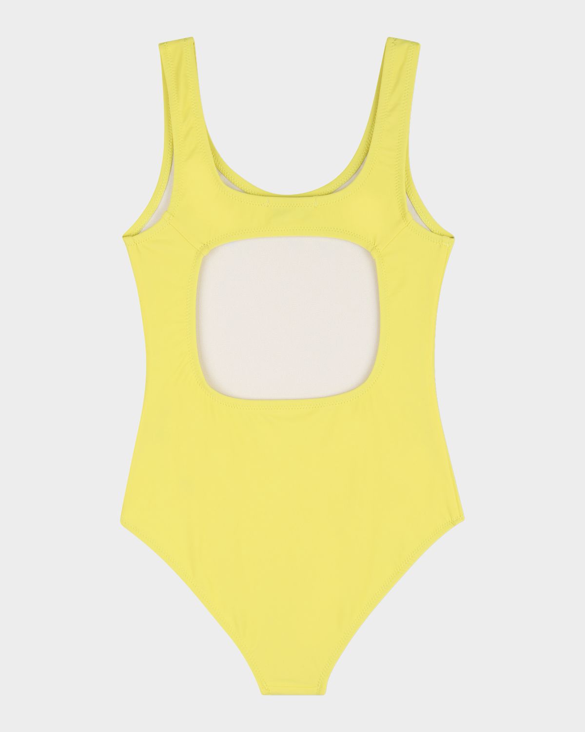 Marc Jacobs Girl 's Logo Cutout-Back One-Piece Swimsuit, Size 8-