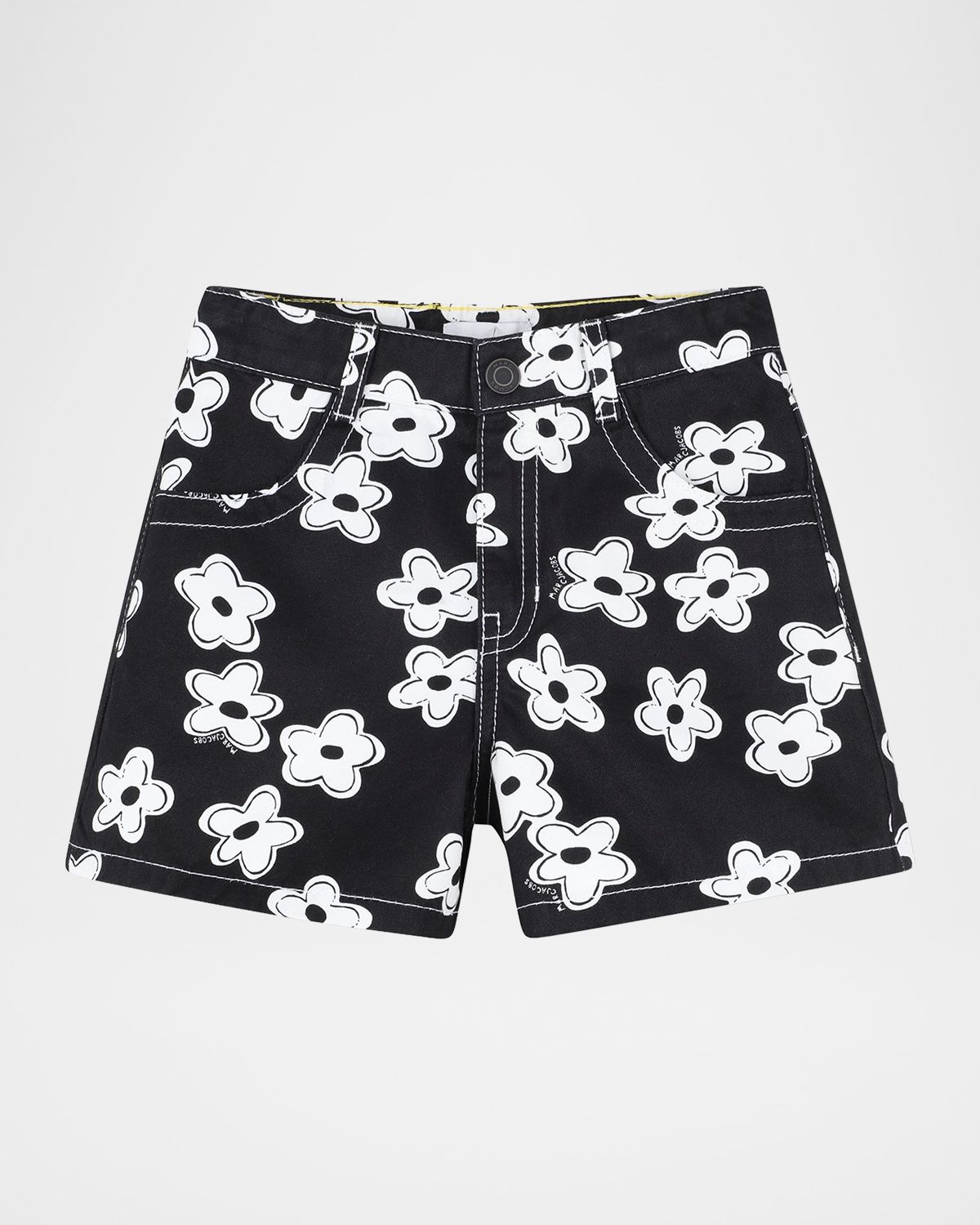 Marc Jacobs Girl 's Daisy-Print Cotton Shorts, Size 8-12