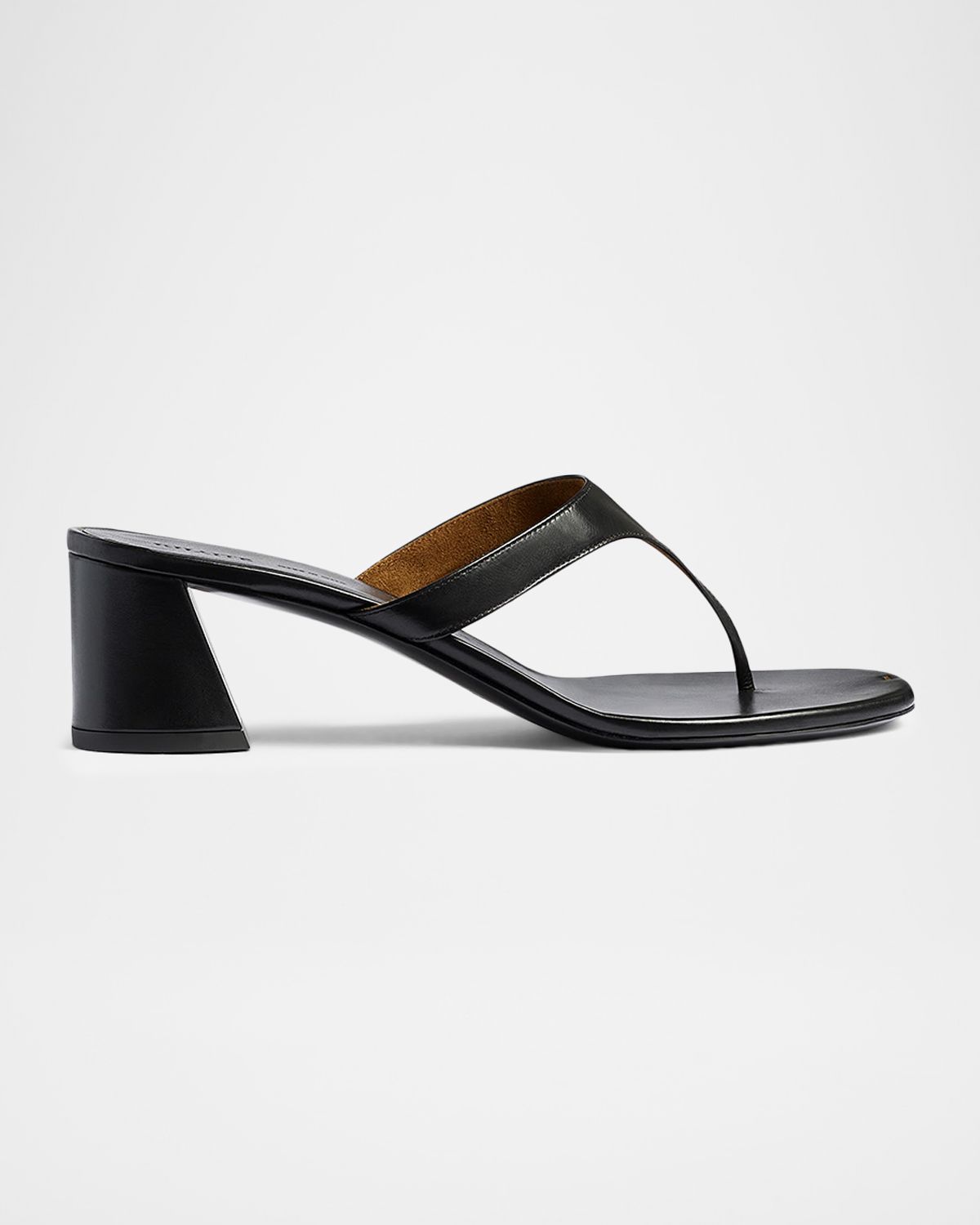 Khaite 55mm Archer Leather Thong Sandals