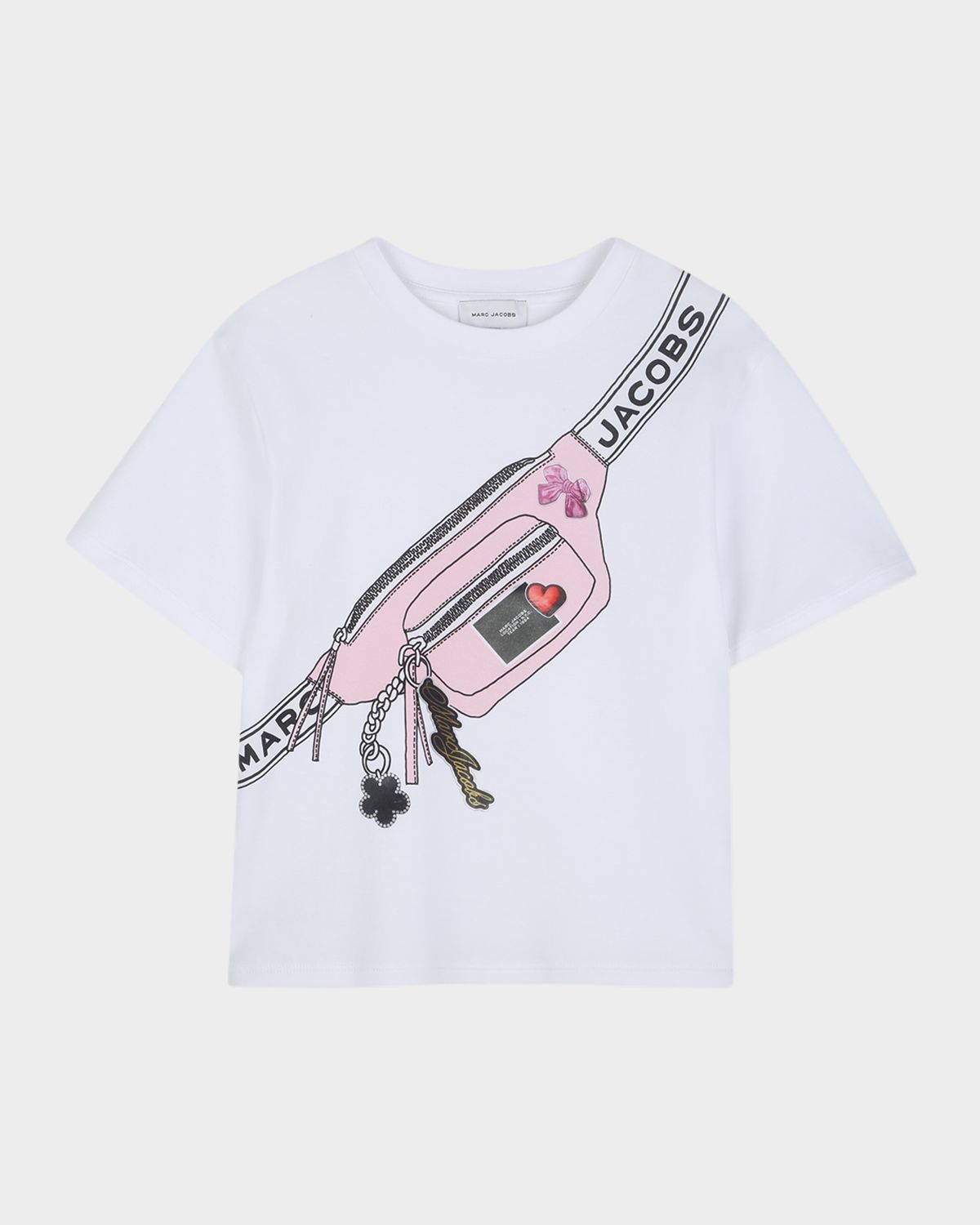 Marc Jacobs Girl 's The Trompe L 'Oeil T-Shirt, Size 4-6
