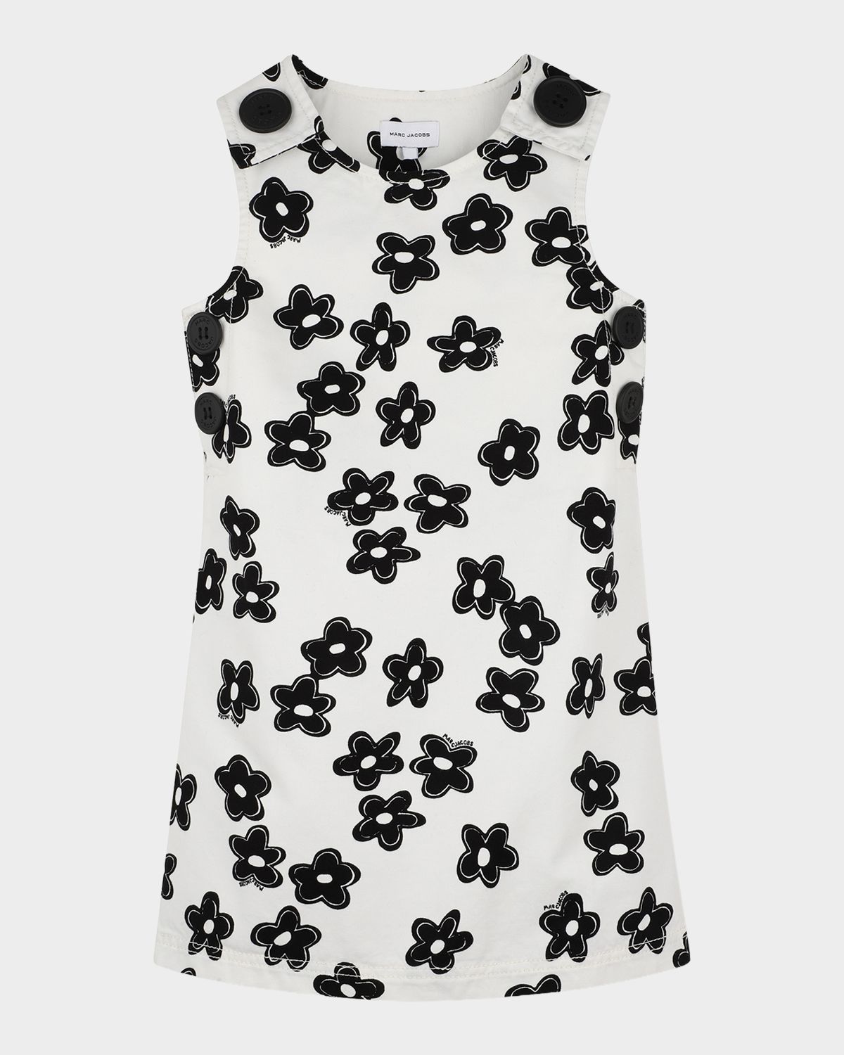 Marc Jacobs Girl 's Daisy-Print A-Line Mini Dress, Size 4-6