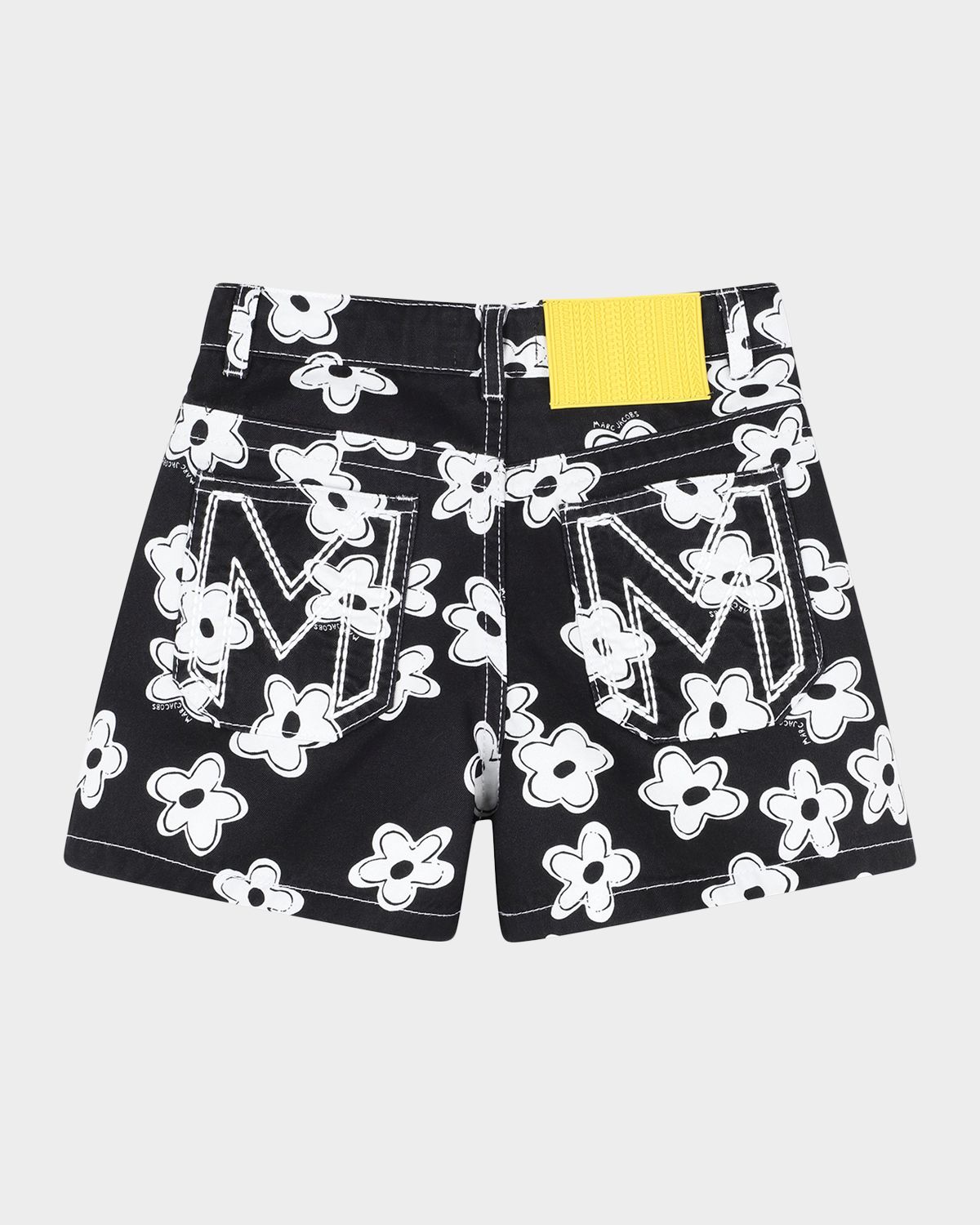 Marc Jacobs Girl 's Daisy-Print Cotton Shorts, Size 4-6