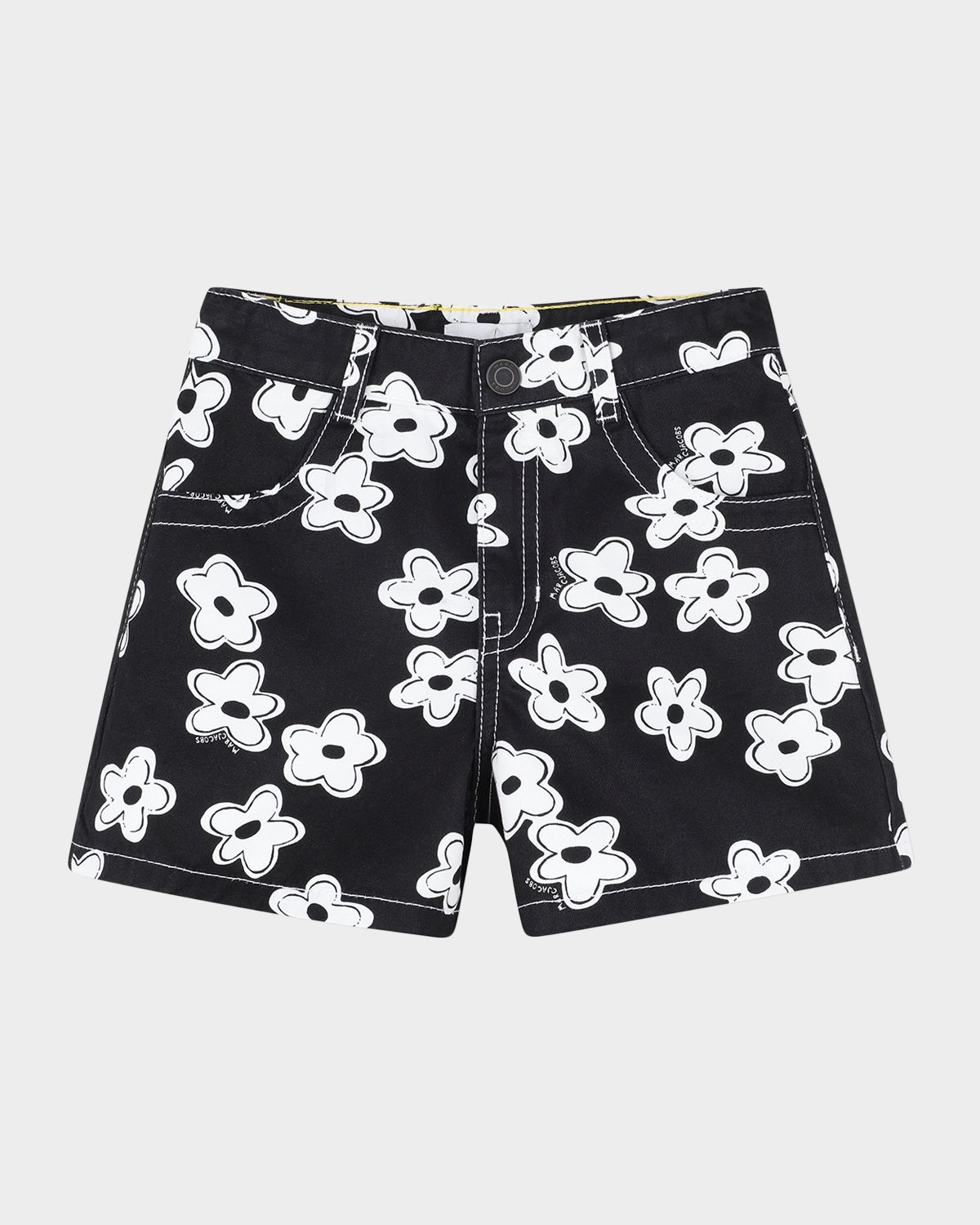 Marc Jacobs Girl 's Daisy-Print Cotton Shorts, Size 4-6