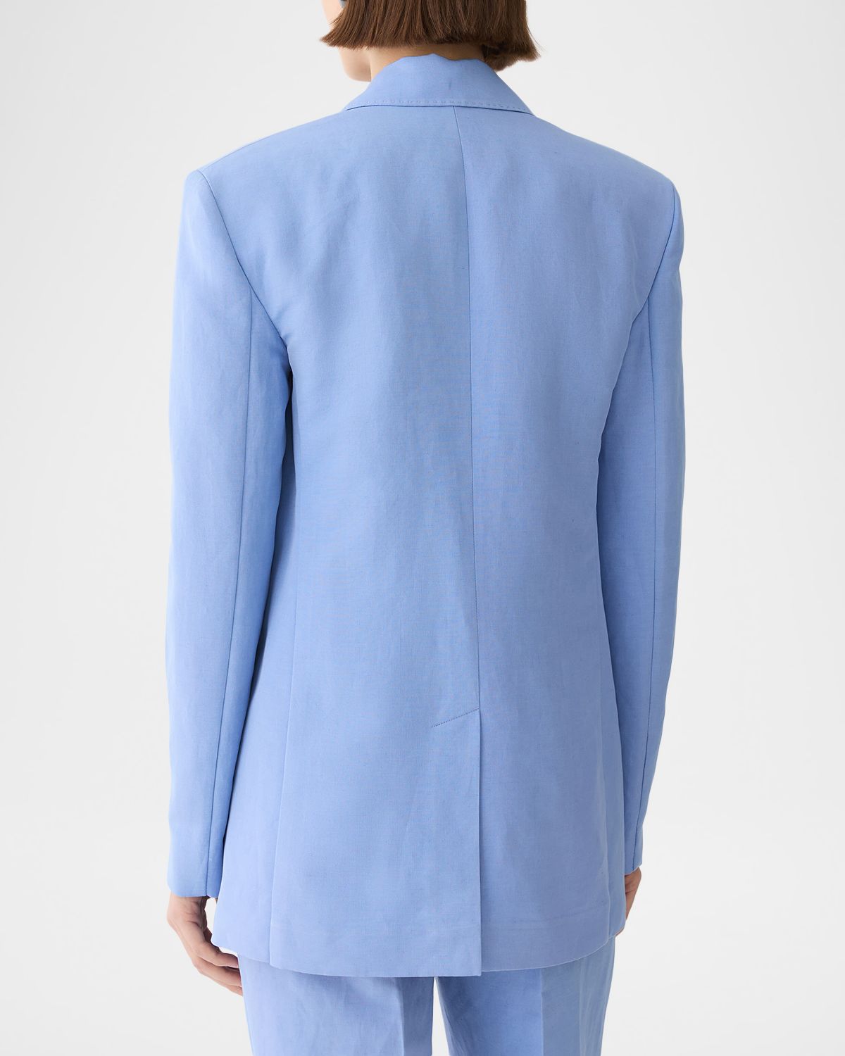Lafayette 148 New York Single-Button Pick Stitch Blazer | Thumbnail 3