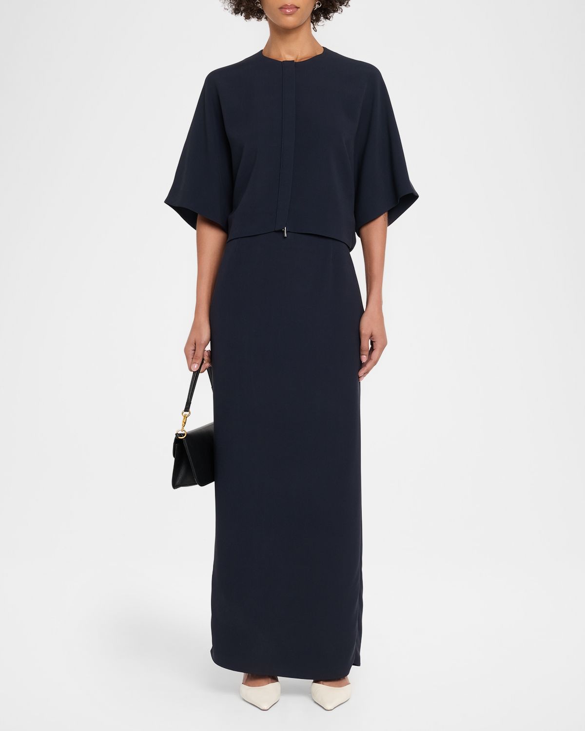 Lafayette 148 New York Cropped Viscose-Silk Jacket | Thumbnail 5 Lafayette 148 New York Cropped Viscose-Silk Jacket | Thumbnail 5