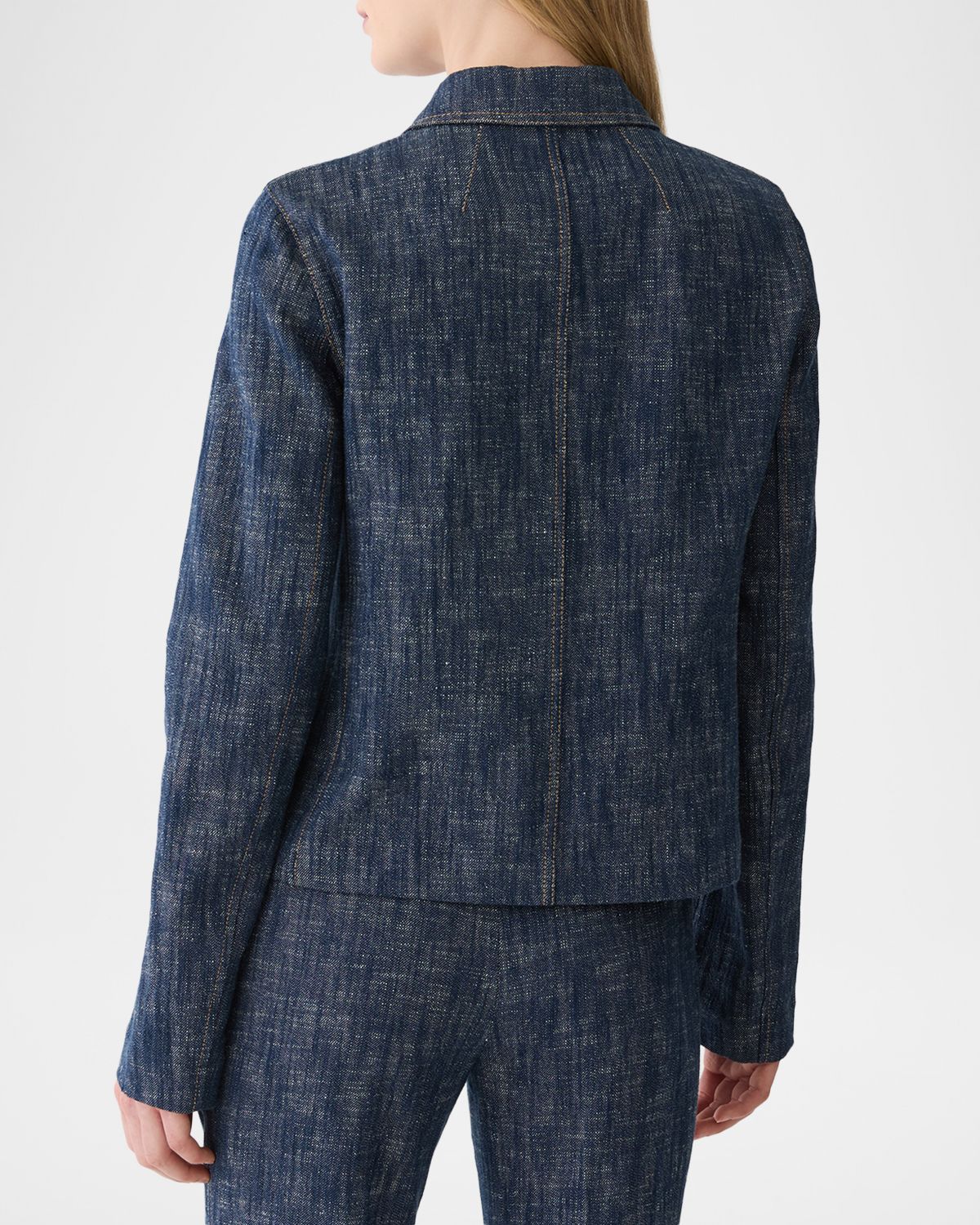 Lafayette 148 New York Three-Pocket Cotton Denim Jacket | Thumbnail 3 Lafayette 148 New York Three-Pocket Cotton Denim Jacket | Thumbnail 3
