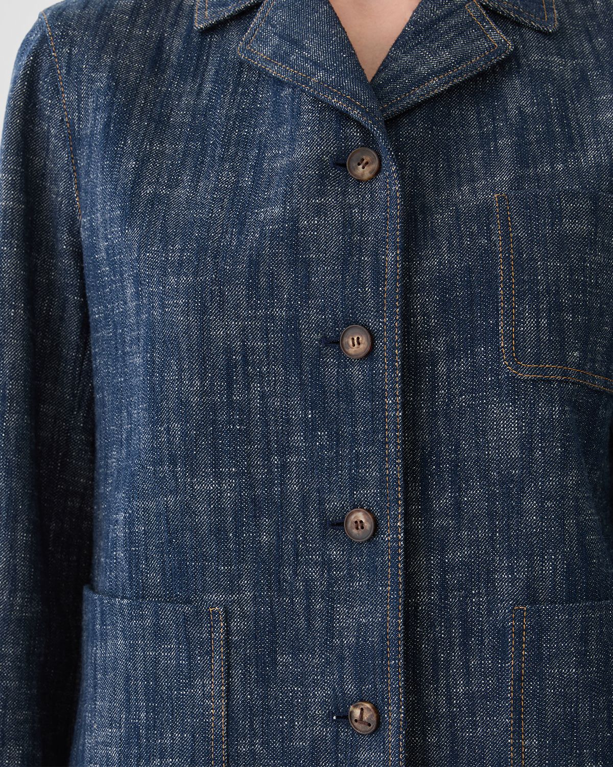 Lafayette 148 New York Three-Pocket Cotton Denim Jacket | Thumbnail 5 Lafayette 148 New York Three-Pocket Cotton Denim Jacket | Thumbnail 5