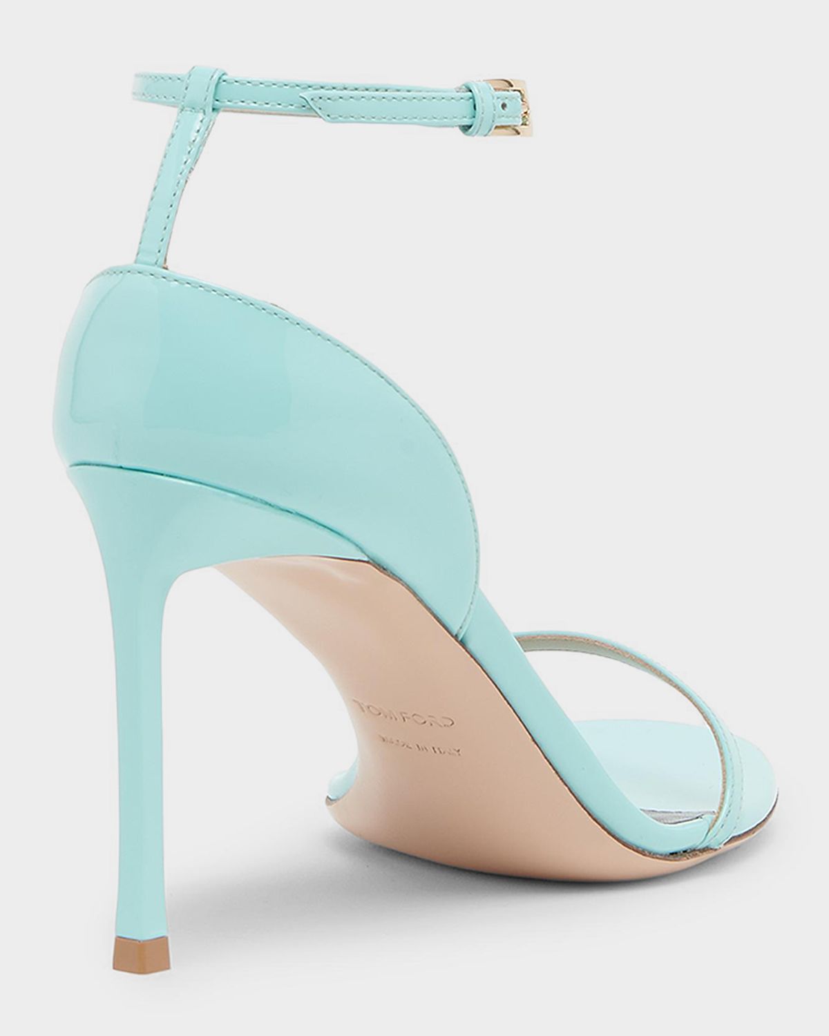 TOM FORD 105mm Patent Leather Stiletto Sandals