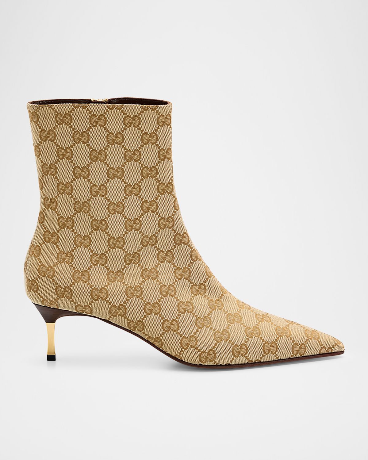 Gucci 55mm GG Canvas Ankle Boots