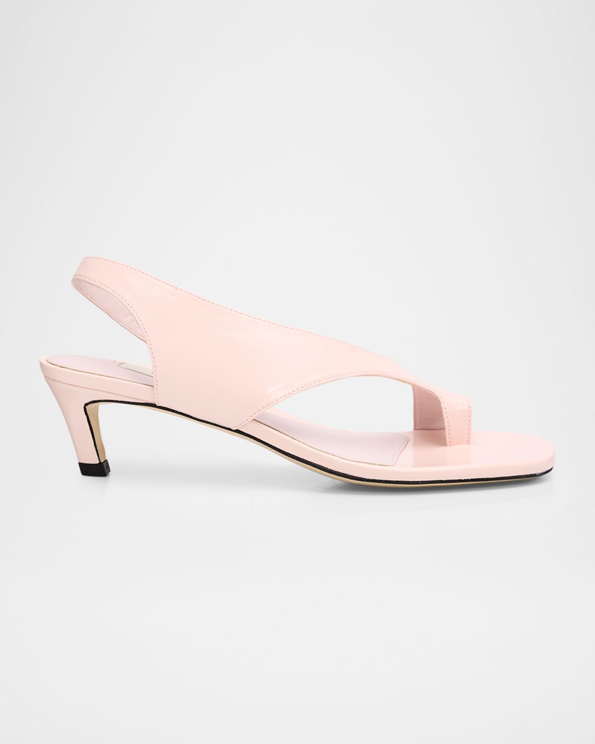 Toteme Leather Kitten-Heel Thong Sandals | Thumbnail 7
