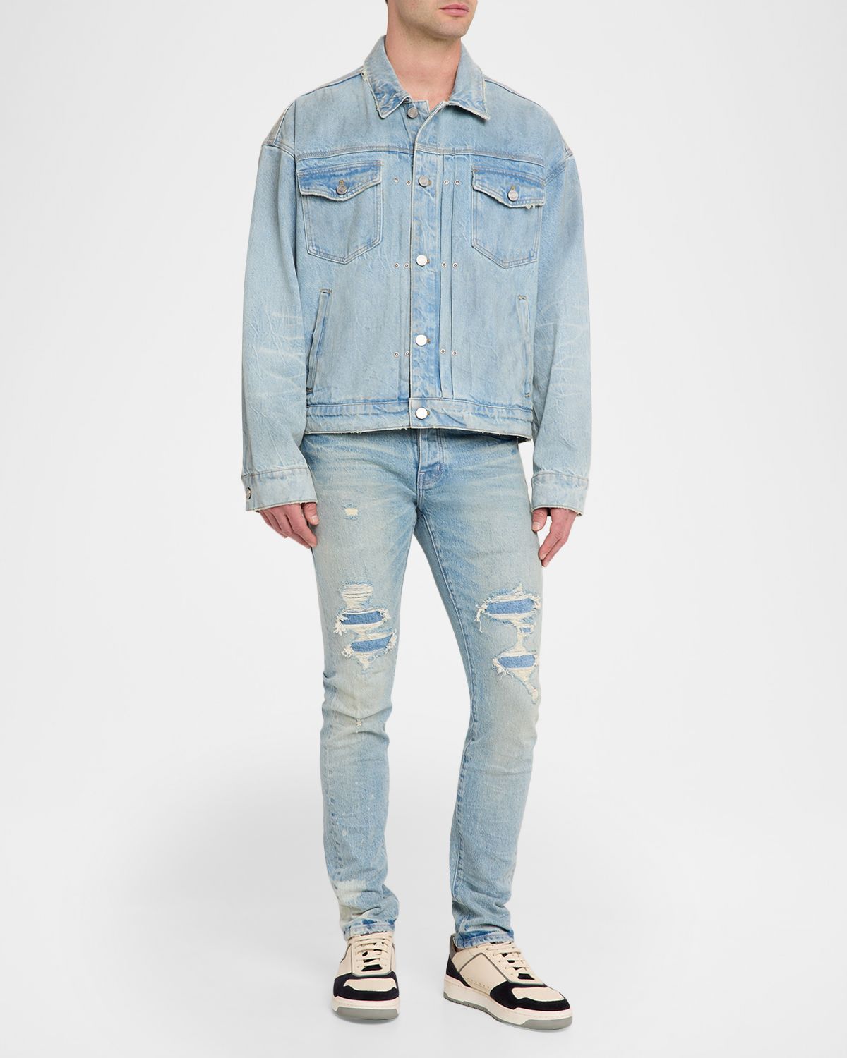 PURPLE Men 's P008 Dust Bowl Trucker Jacket