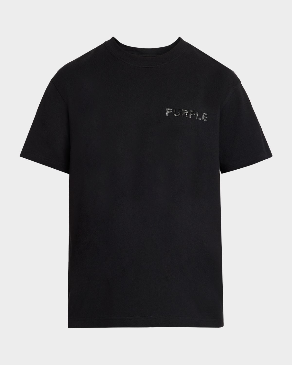 PURPLE Men 's Dotted Logo Jersey T-Shirt
