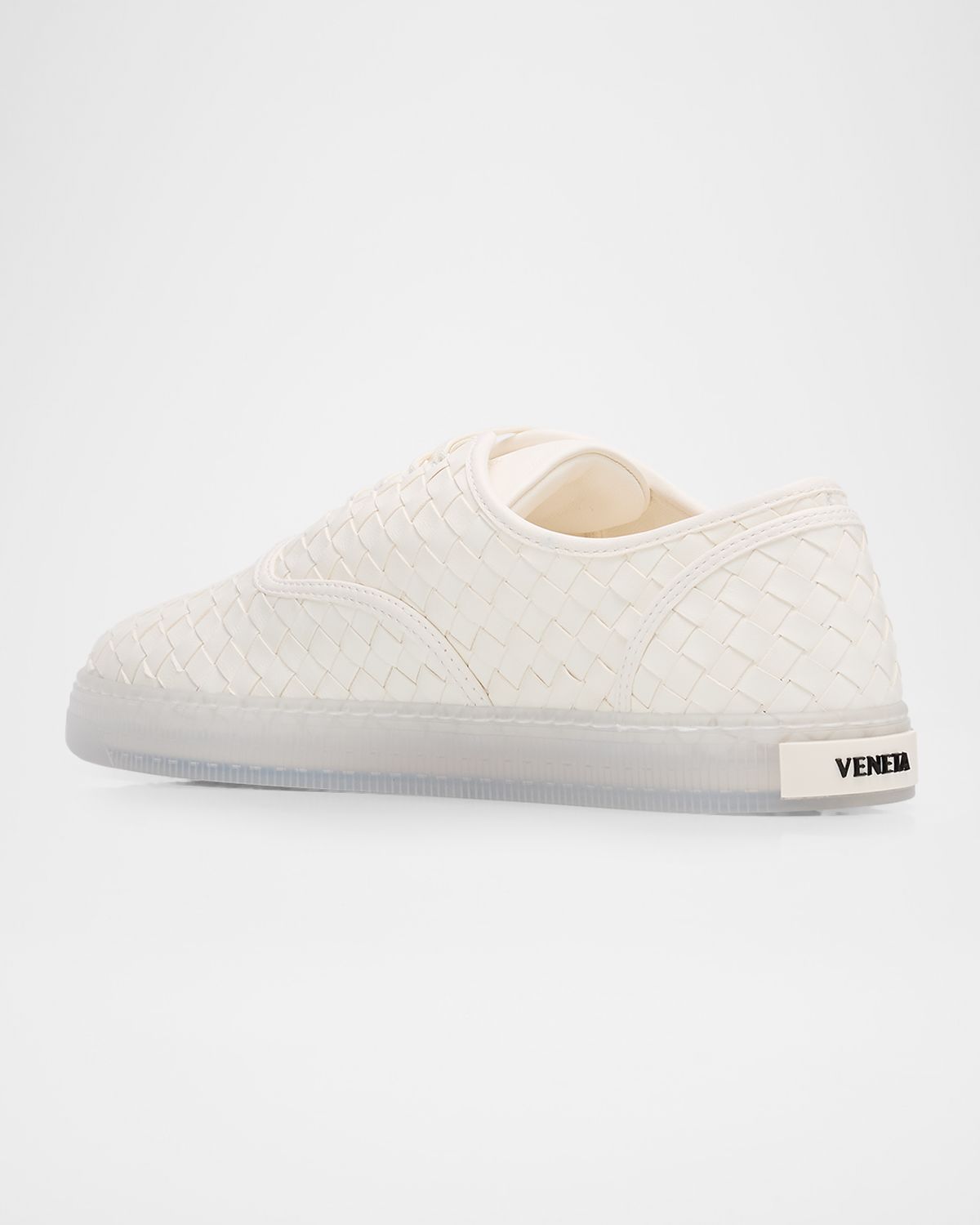 Bottega Veneta Men 's Serena Intrecciato Leather Low-Top Sneakers - Men's Shoes