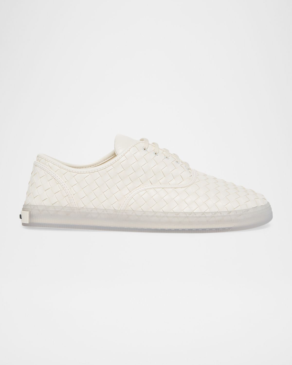 Bottega Veneta Men 's Serena Intrecciato Leather Low-Top Sneakers
