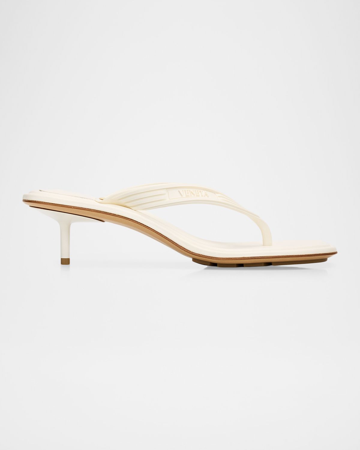 Bottega Veneta 50mm Sampieri Kitten-Heel Sandals | Thumbnail 7