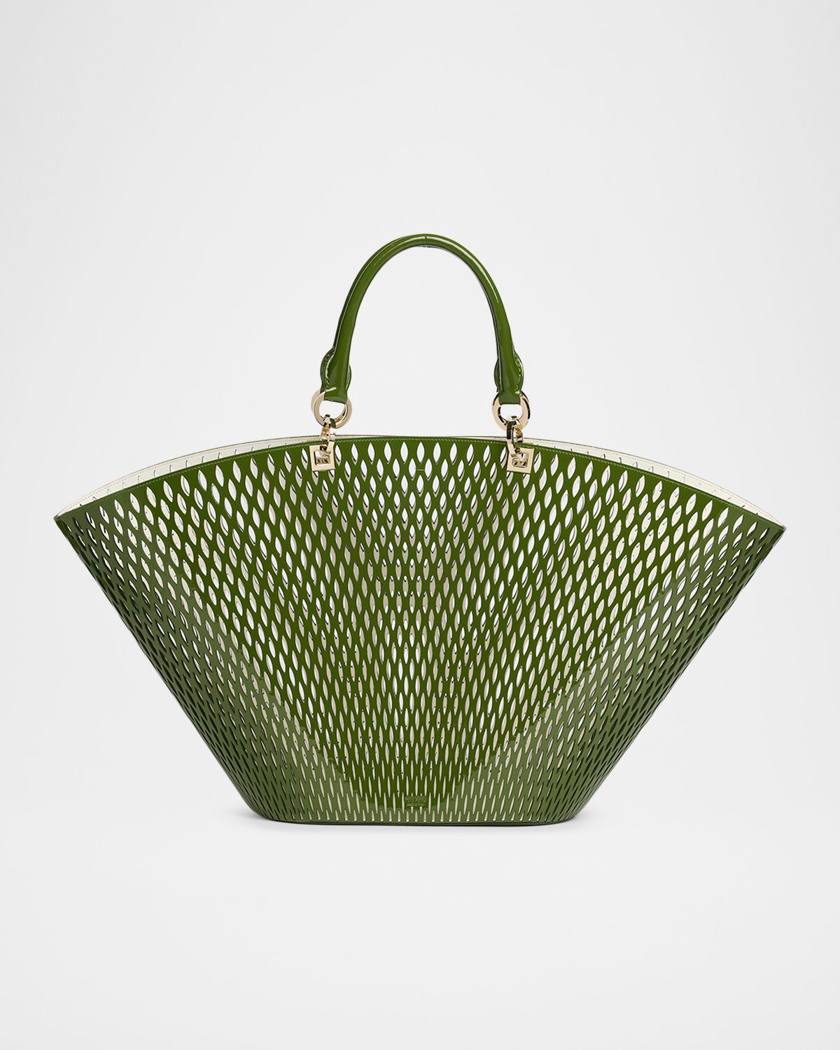 TOM FORD Cut Out Patent Leather Large Tote Bag | Thumbnail 7