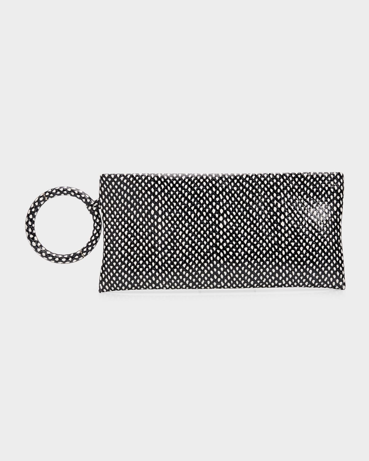 TOM FORD Aura Snake-Effect Leather Clutch | Thumbnail 7