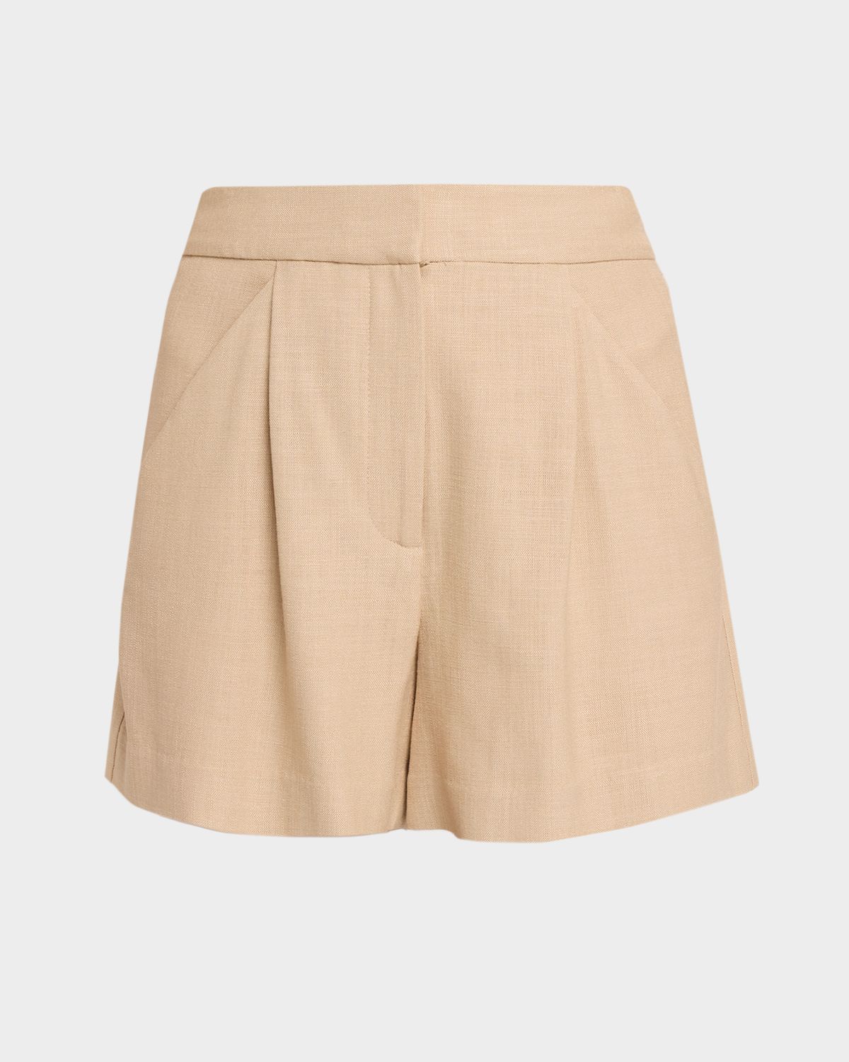 Veronica Beard Marbeau Pleated Shorts