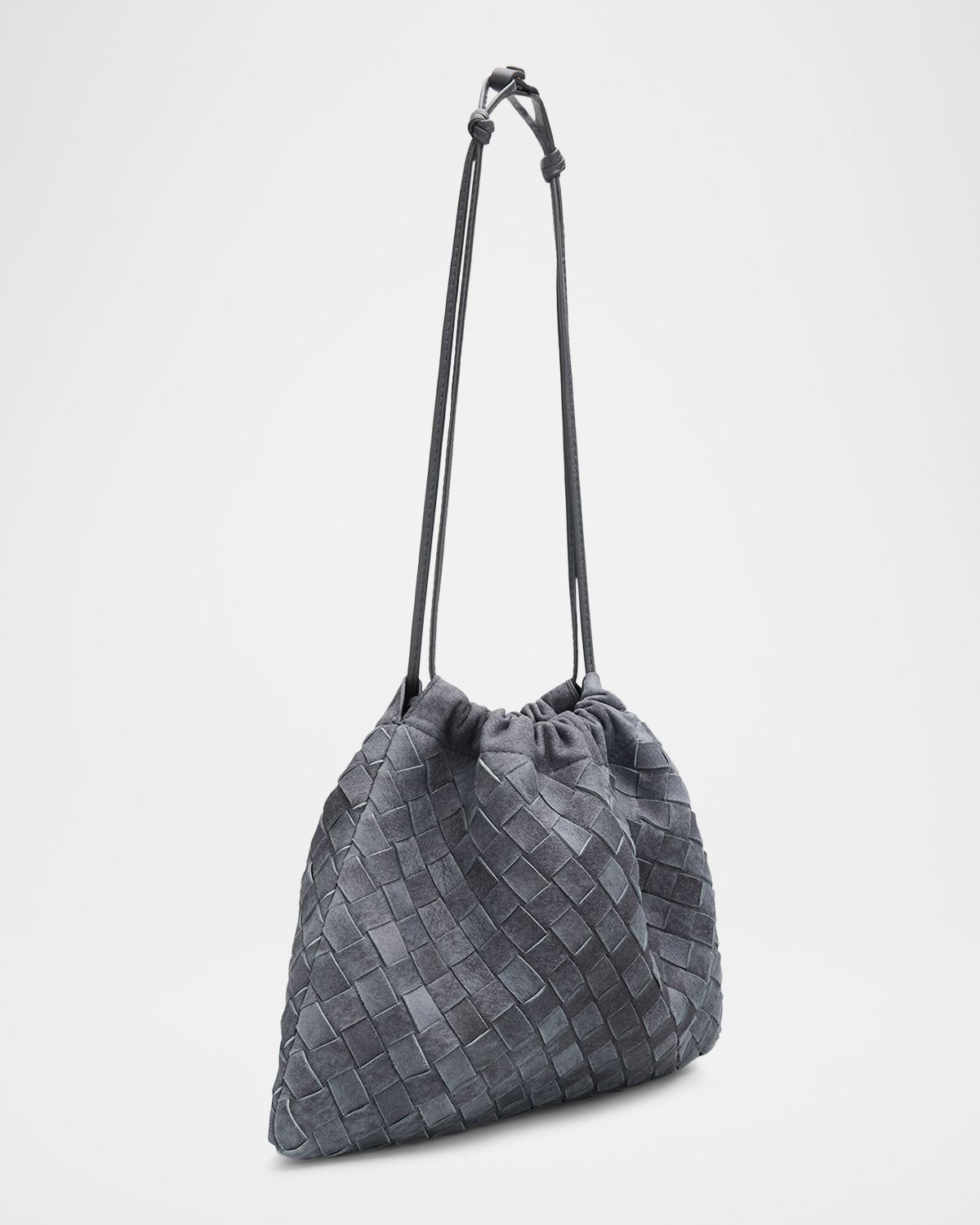 Bottega Veneta Medium Drawstring Suede Dustbag