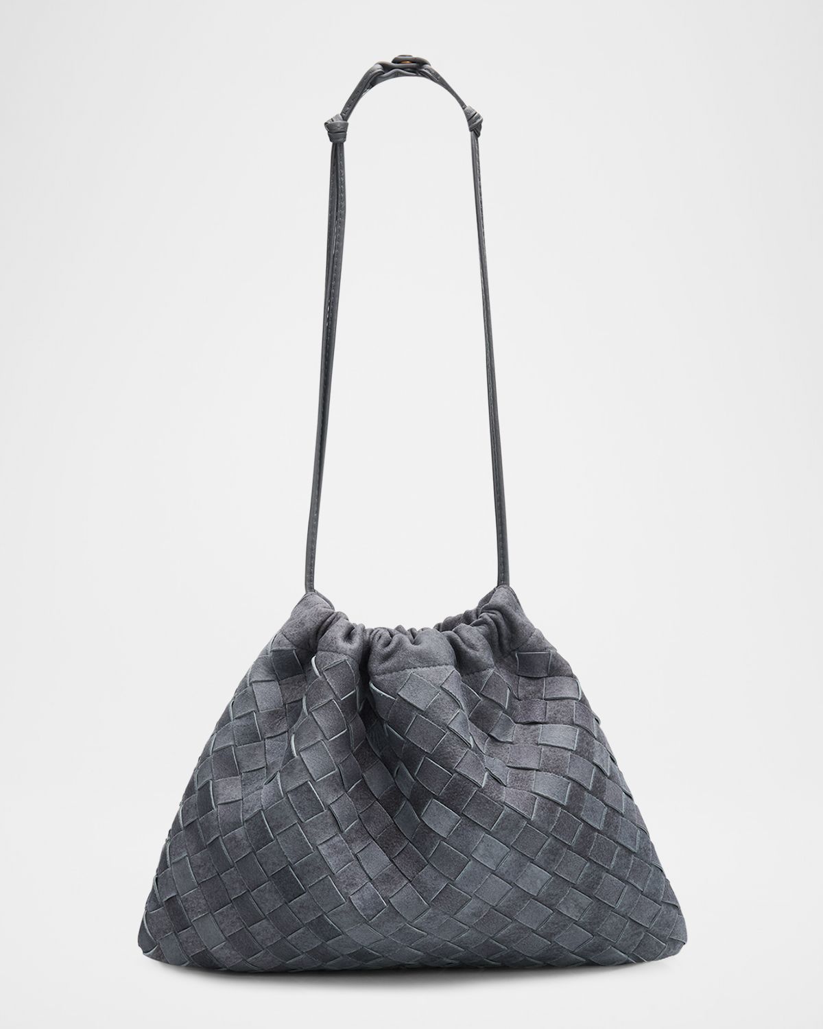 Bottega Veneta Medium Drawstring Suede Dustbag
