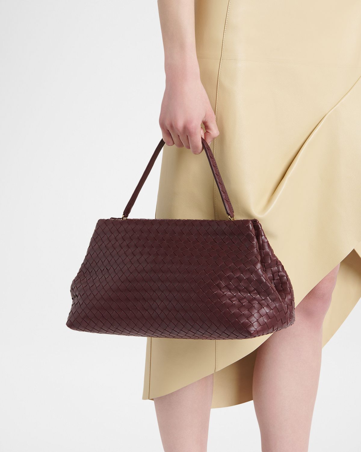 Bottega Veneta 1998 Leather Shoulder Bag