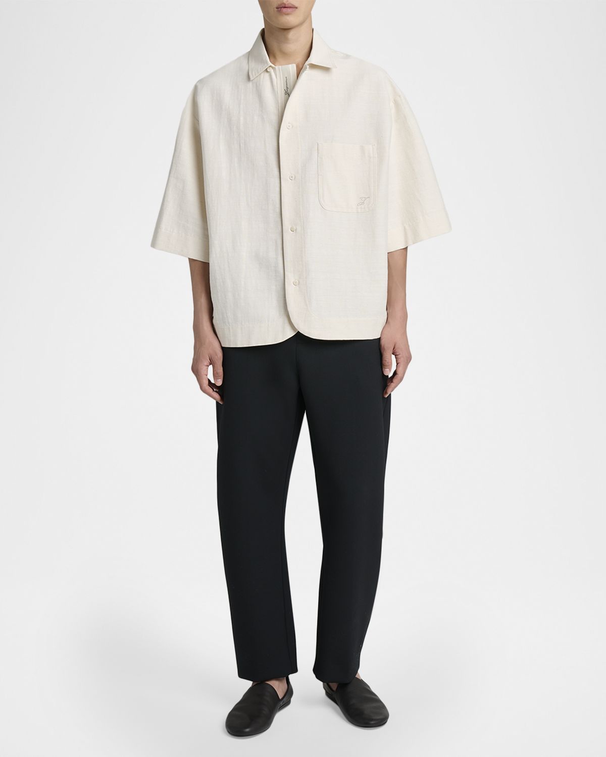 Jacquemus Men 's La Chemise Boxy Fit Camp Shirt | Thumbnail 5 Jacquemus Men 's La Chemise Boxy Fit Camp Shirt | Thumbnail 5