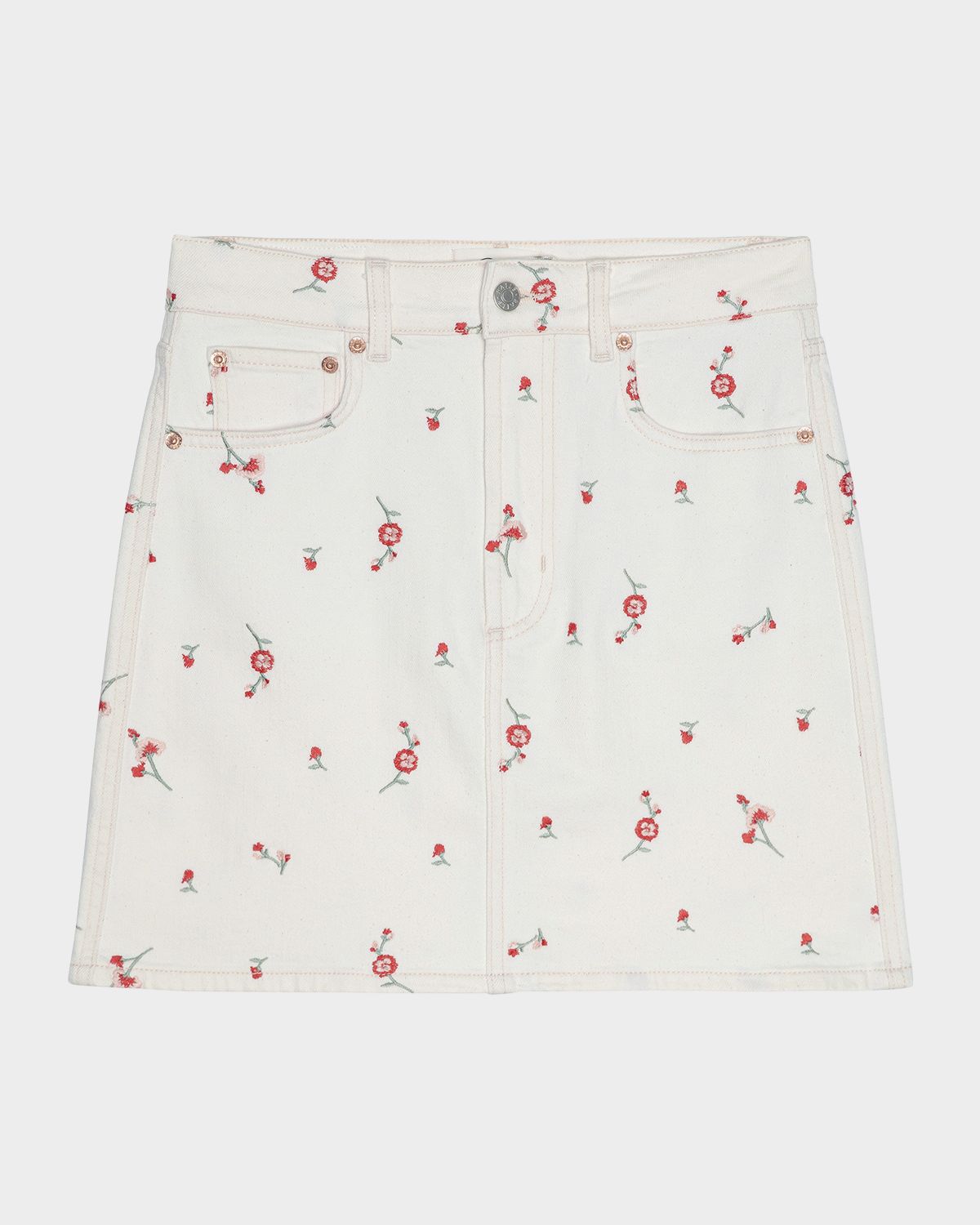 Rails Burbank Floral Denim Miniskirt