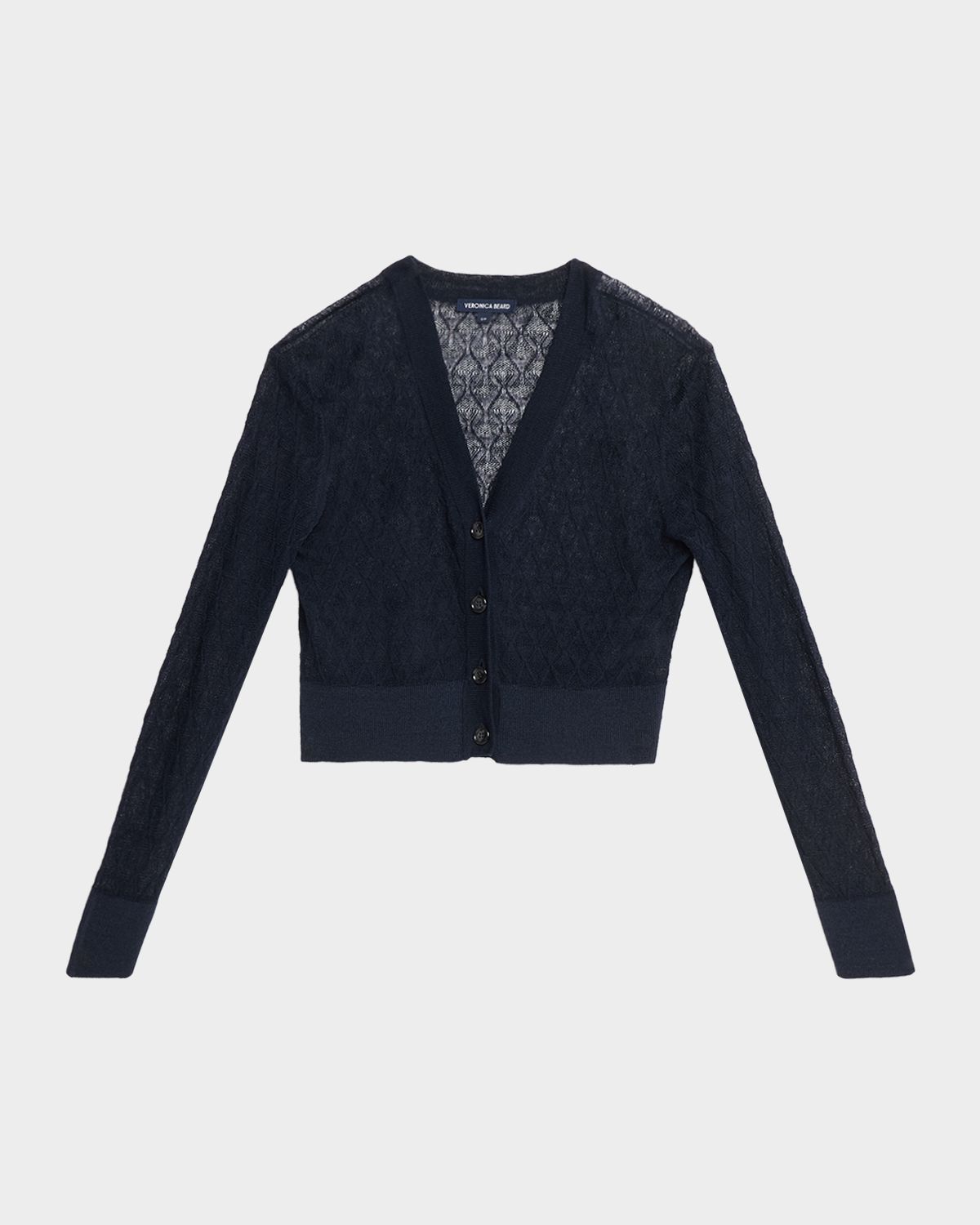 Veronica Beard Ingraham Linen-Blend Cardigan